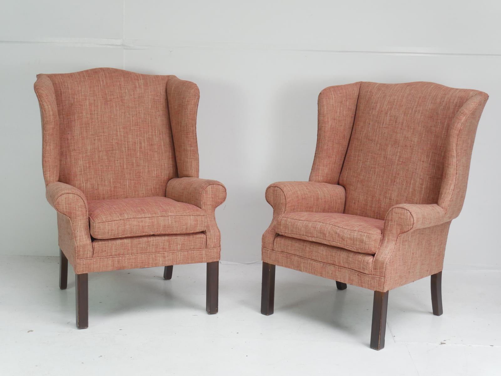 Pair of Wing Armchairs (1 of 14)