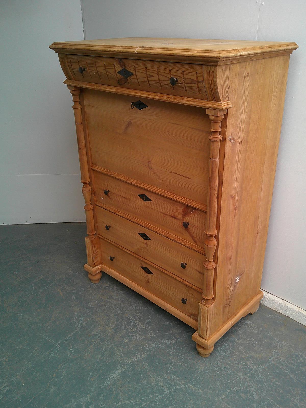 A Super Victorian Antique Pine Ladies Make up Chest of Drawers to Wax / Paint (1 of 13)