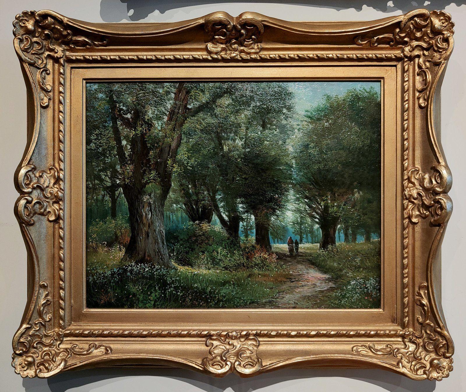 Oil Painting by J Laslelles - A Scene in Epping Forest (1 of 5)