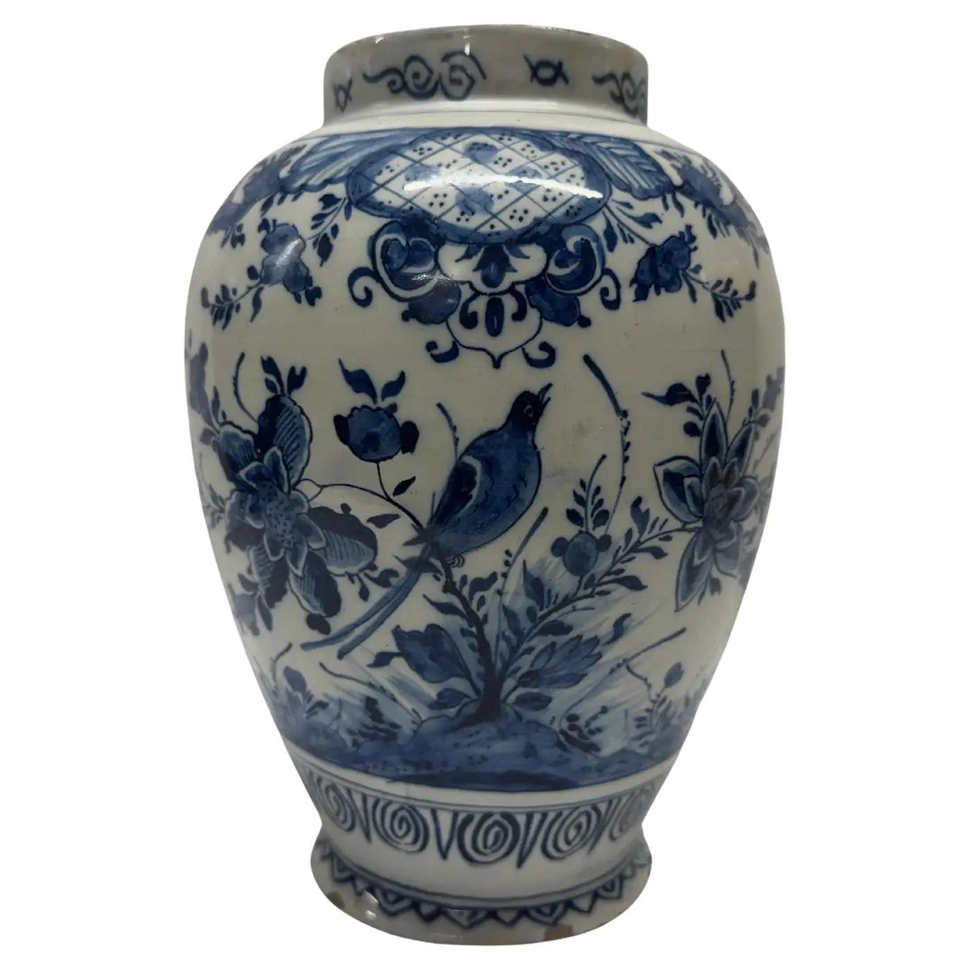 Delft Blue and White Baluster Vase (1 of 14)