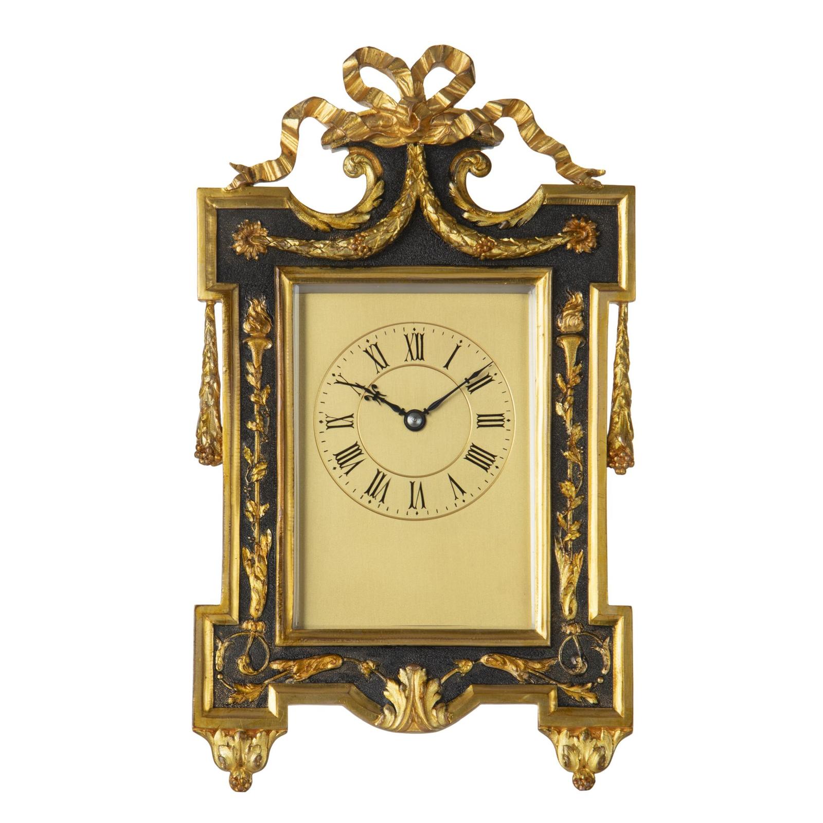 Elegant Gilt Brass Strut Clock Timepiece (1 of 1)
