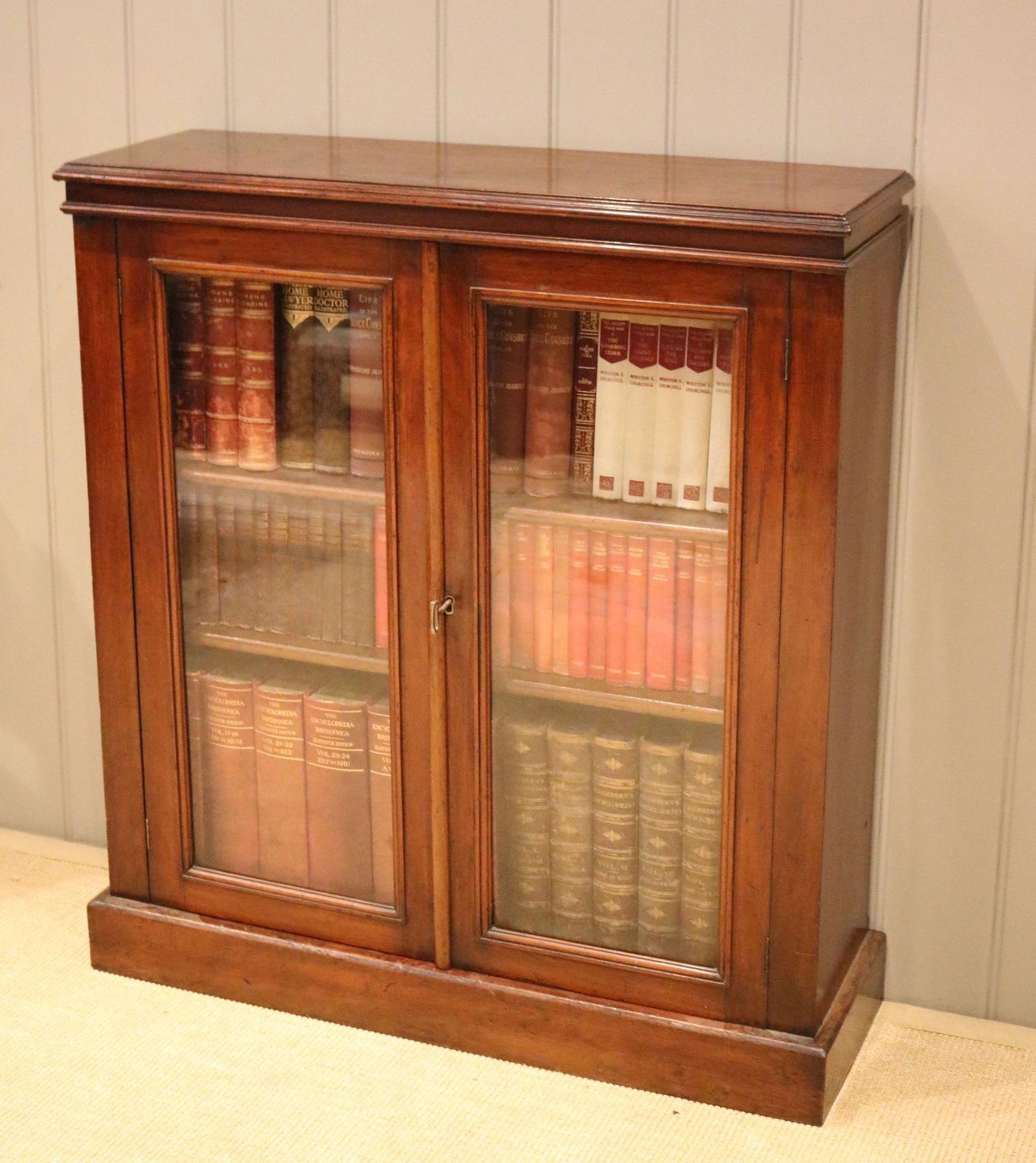 Rustic Walnut Glazed Bookcase (1 of 12) Rustic Walnut Glazed Bookcase (1 of 12)
