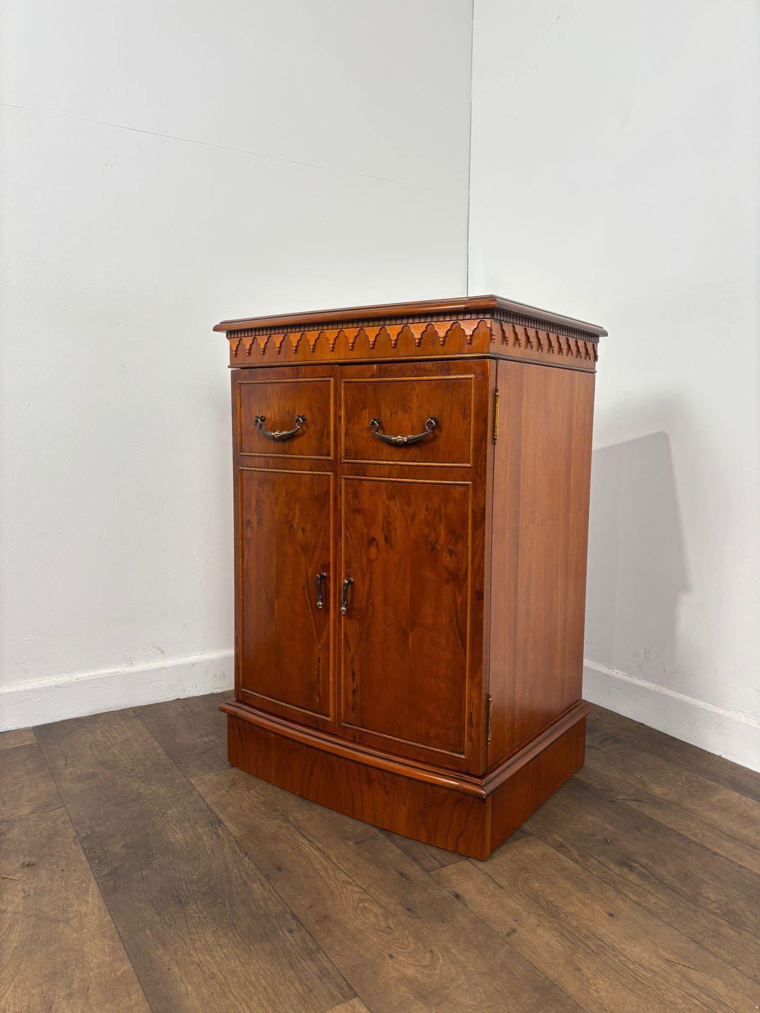 Reproduction Yew Cabinet - Badged Minster Furniture (1 of 13) Reproduction Yew Cabinet - Badged Minster Furniture (1 of 13)
