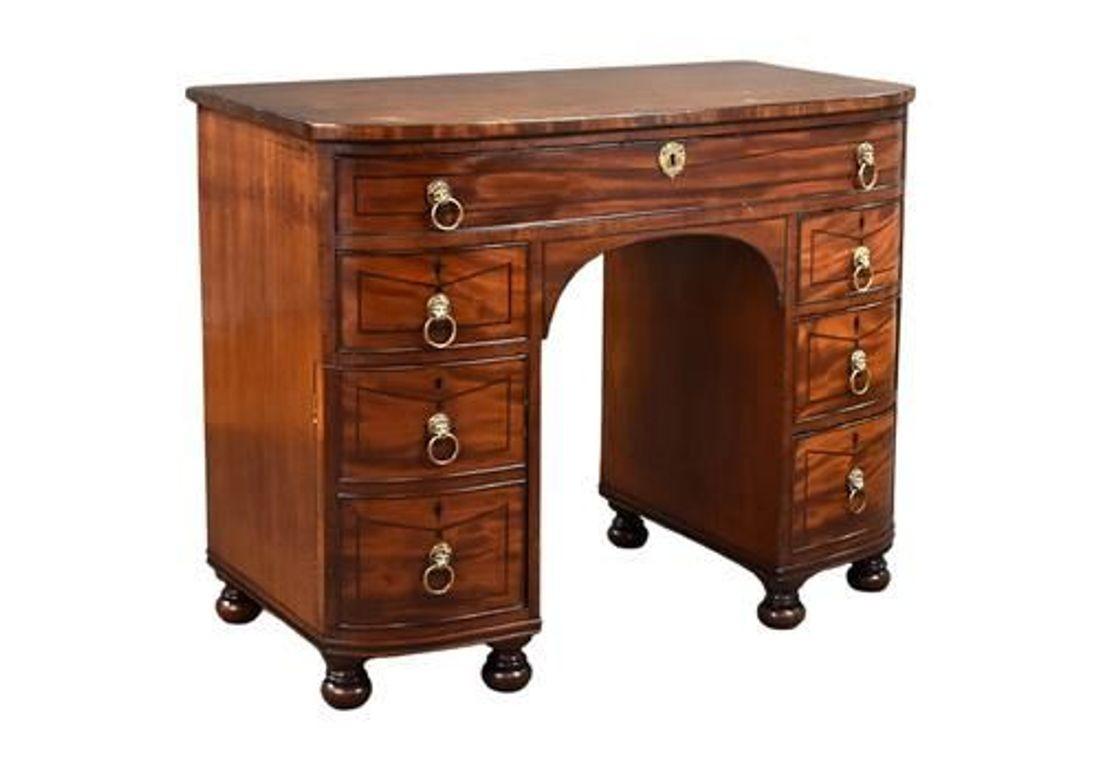 19th Century English Regency Period Mahogany Gentleman's Dressing Chest (1 of 24)
