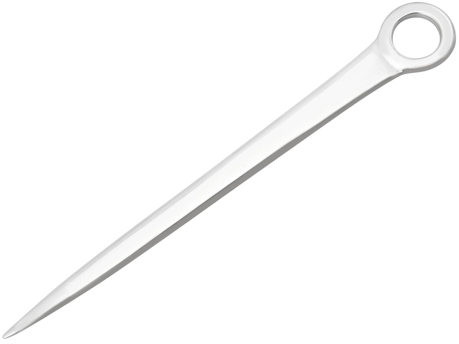 Antique Georgian York Sterling Silver Meat Skewer / Letter Opener (1 of 6)