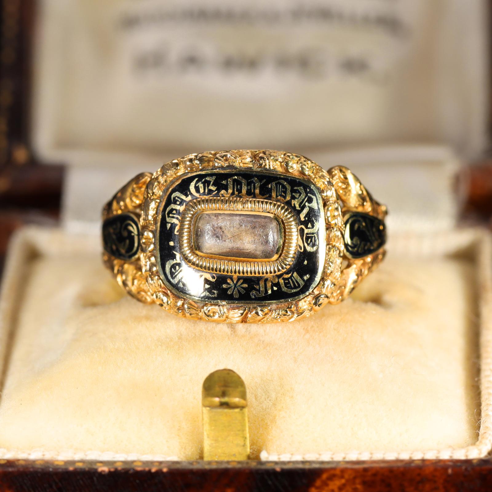 The Antique 1830 William IV Mourning Ring (1 of 10)