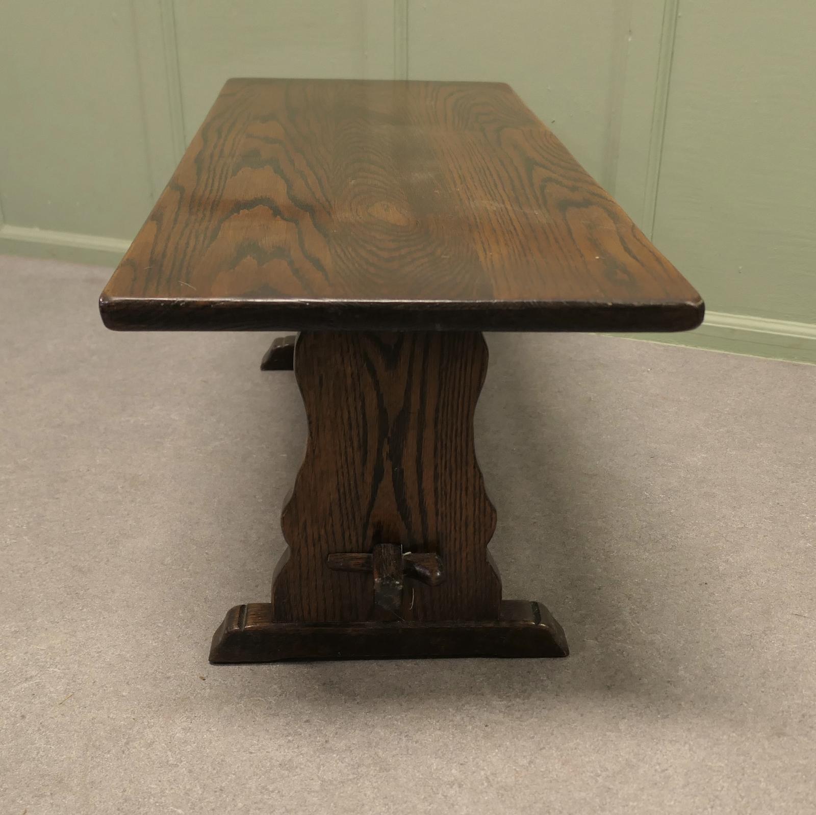 Good Farmhouse Oak Refectory Style Coffee Table (1 of 6) Good Farmhouse Oak Refectory Style Coffee Table (1 of 6)