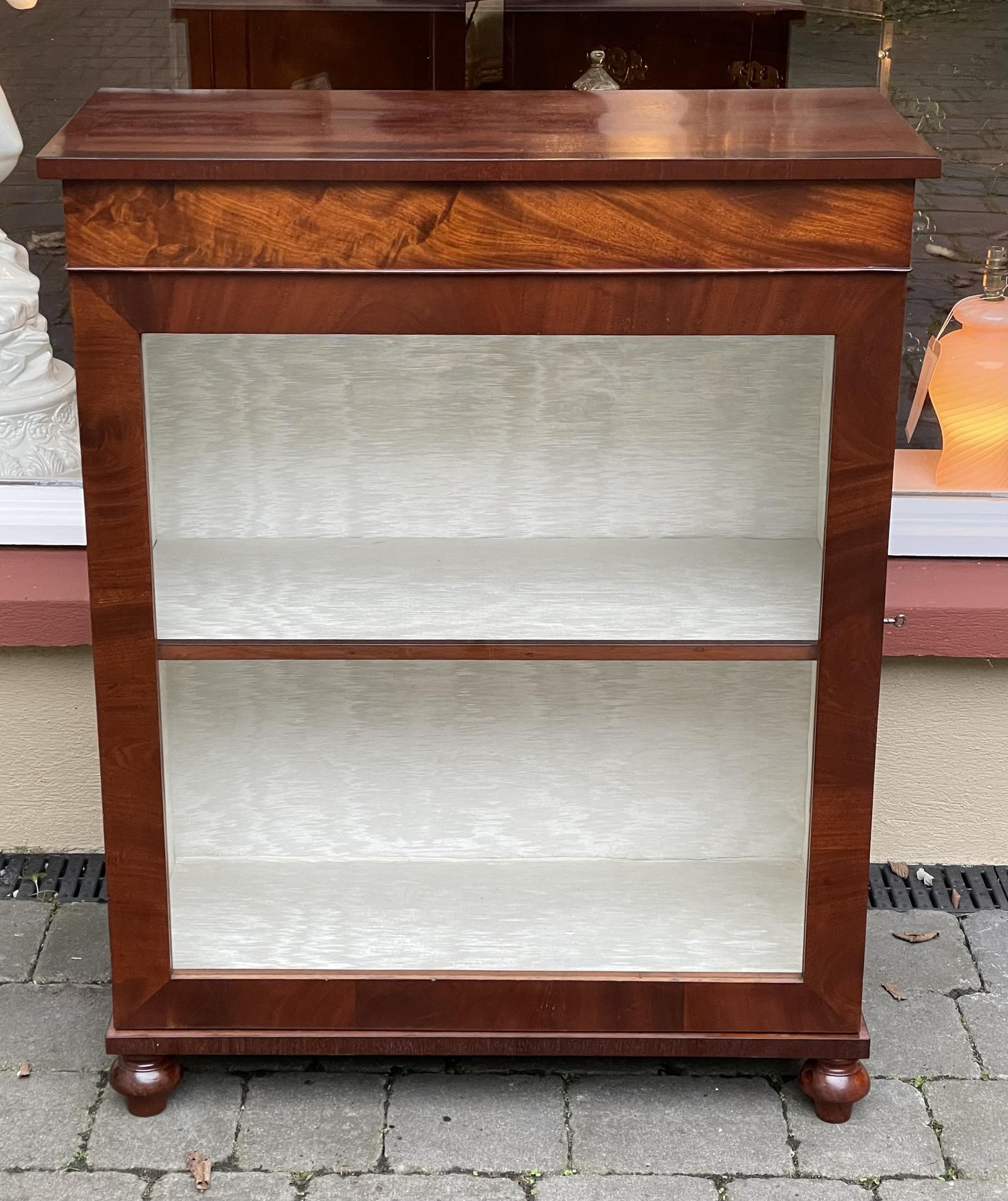 Regency Mahogany Pier Display Cabinet (1 of 9)
