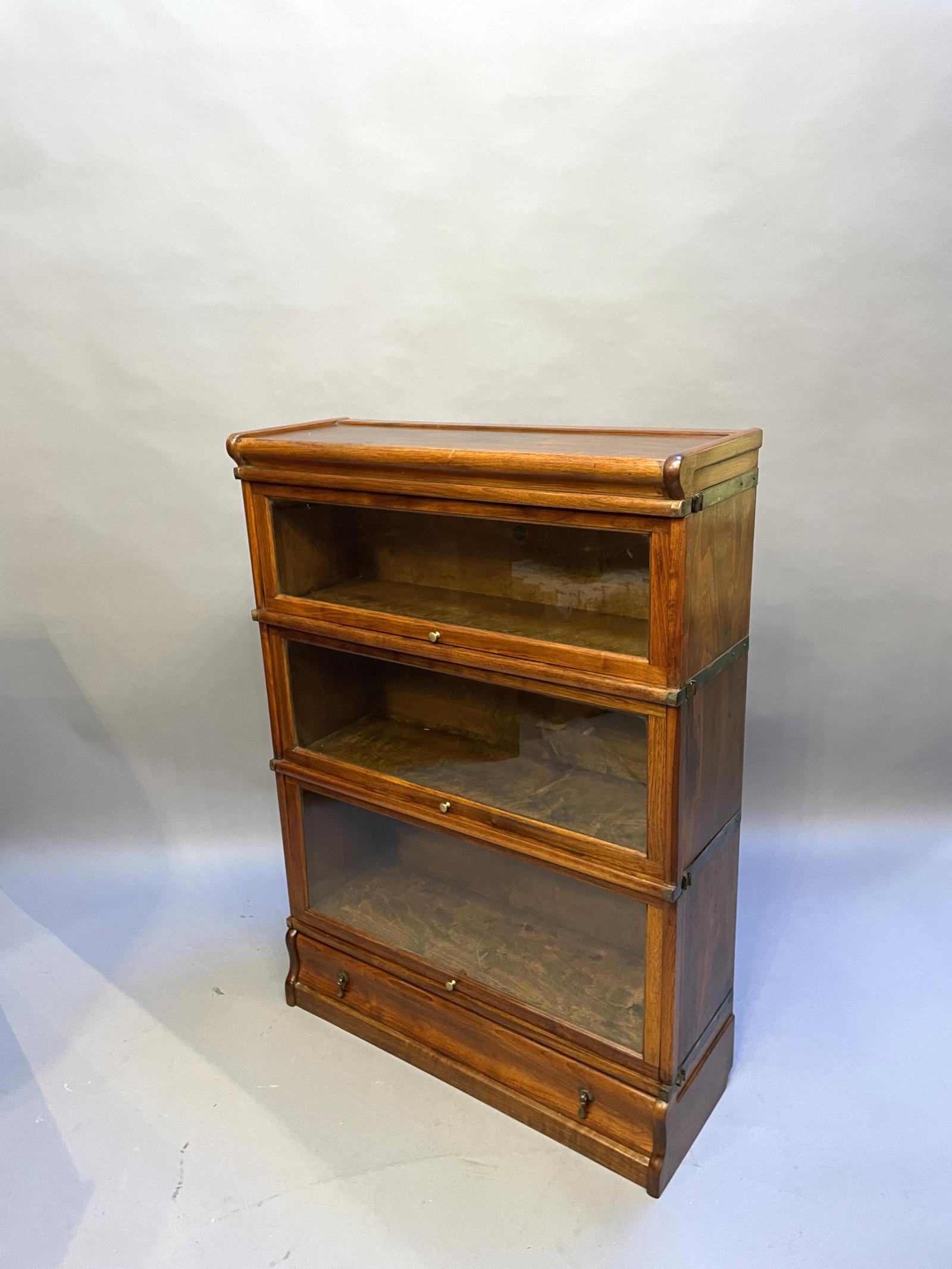 Globe Wernicke Walnut Bookcase (1 of 9) Globe Wernicke Walnut Bookcase (1 of 9)