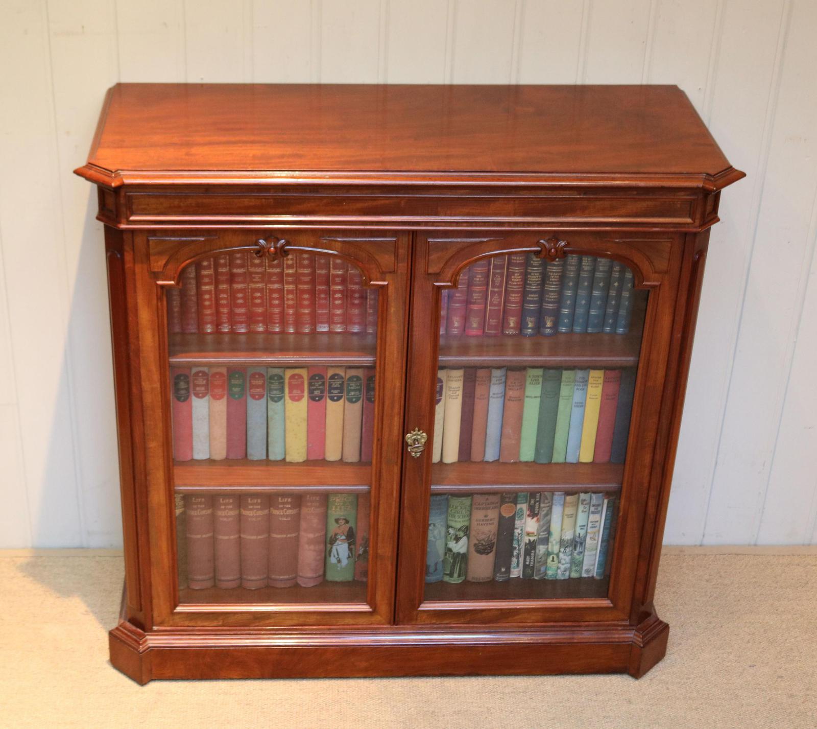 French Mahogany Glazed Bookcase (1 of 12) French Mahogany Glazed Bookcase (1 of 12)
