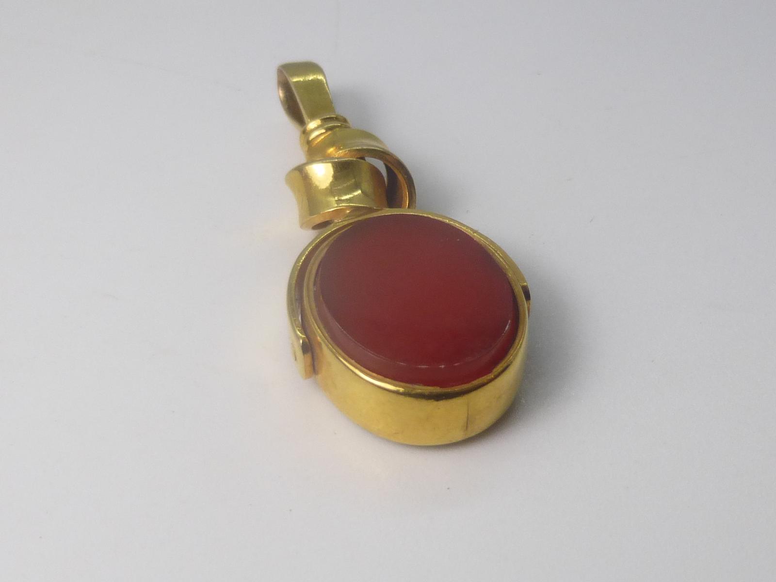 Antique 10ct Gold American Fob (1 of 6)