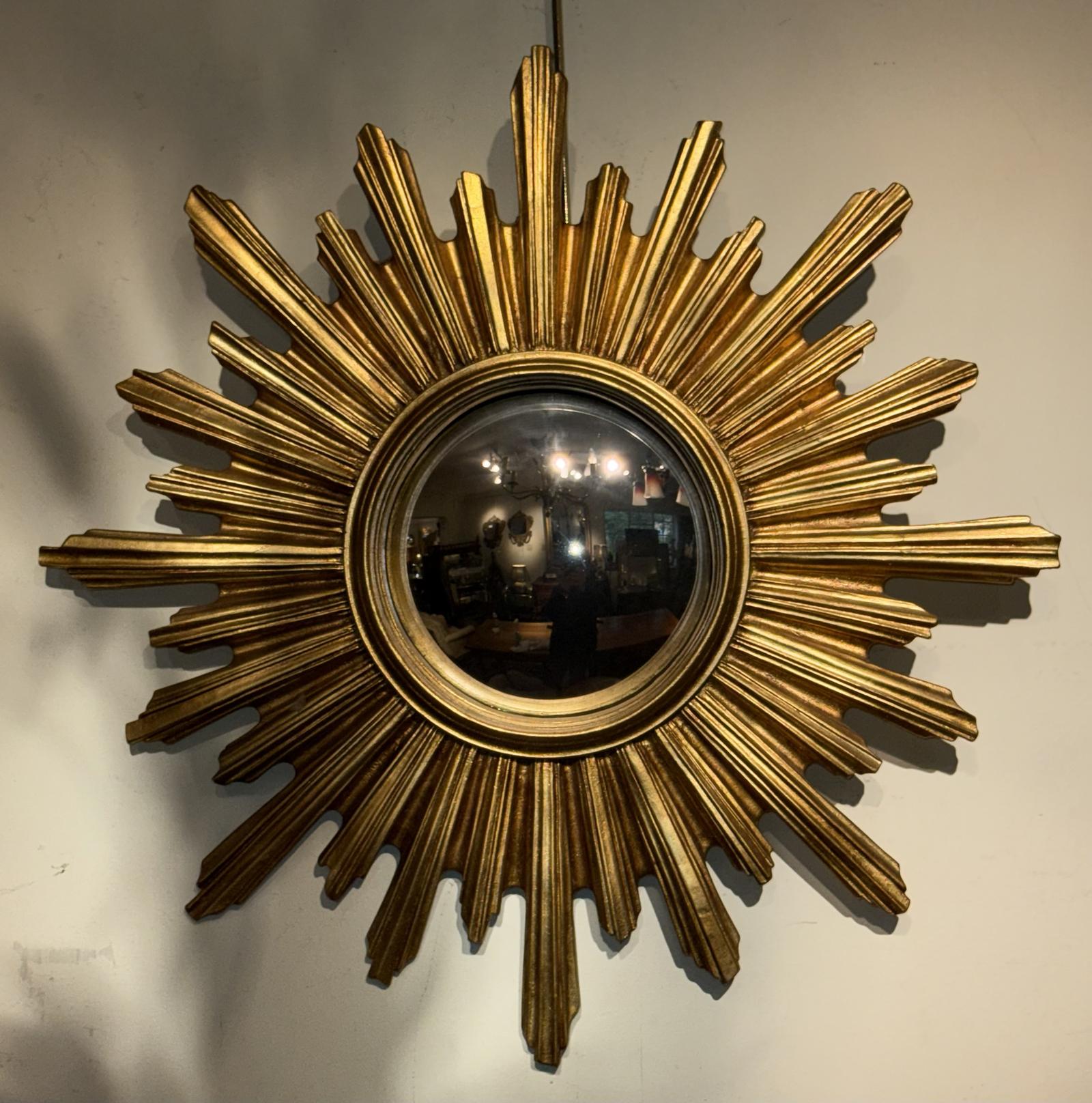 Mid Century Sunburst Mirror (1 of 3)