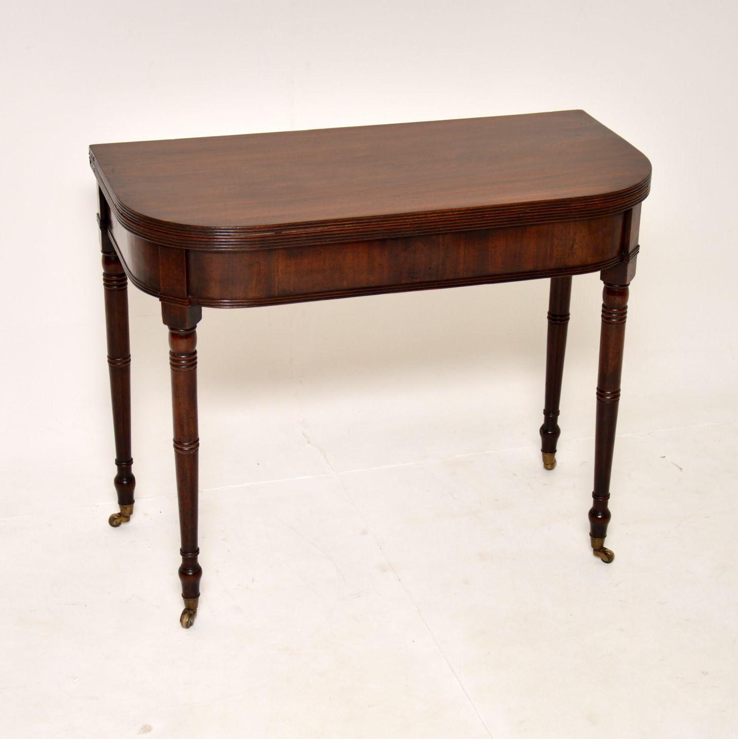 Antique Georgian Mahogany Console / Tea Table (1 of 12) Antique Georgian Mahogany Console / Tea Table (1 of 12)