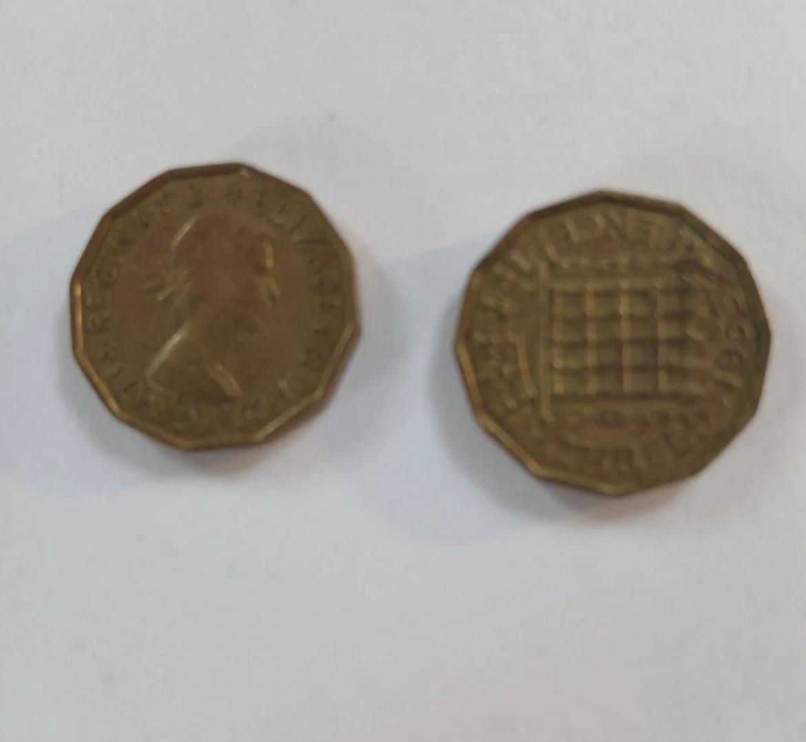 British Threepenny Bits 1953/1967 (1 of 1)