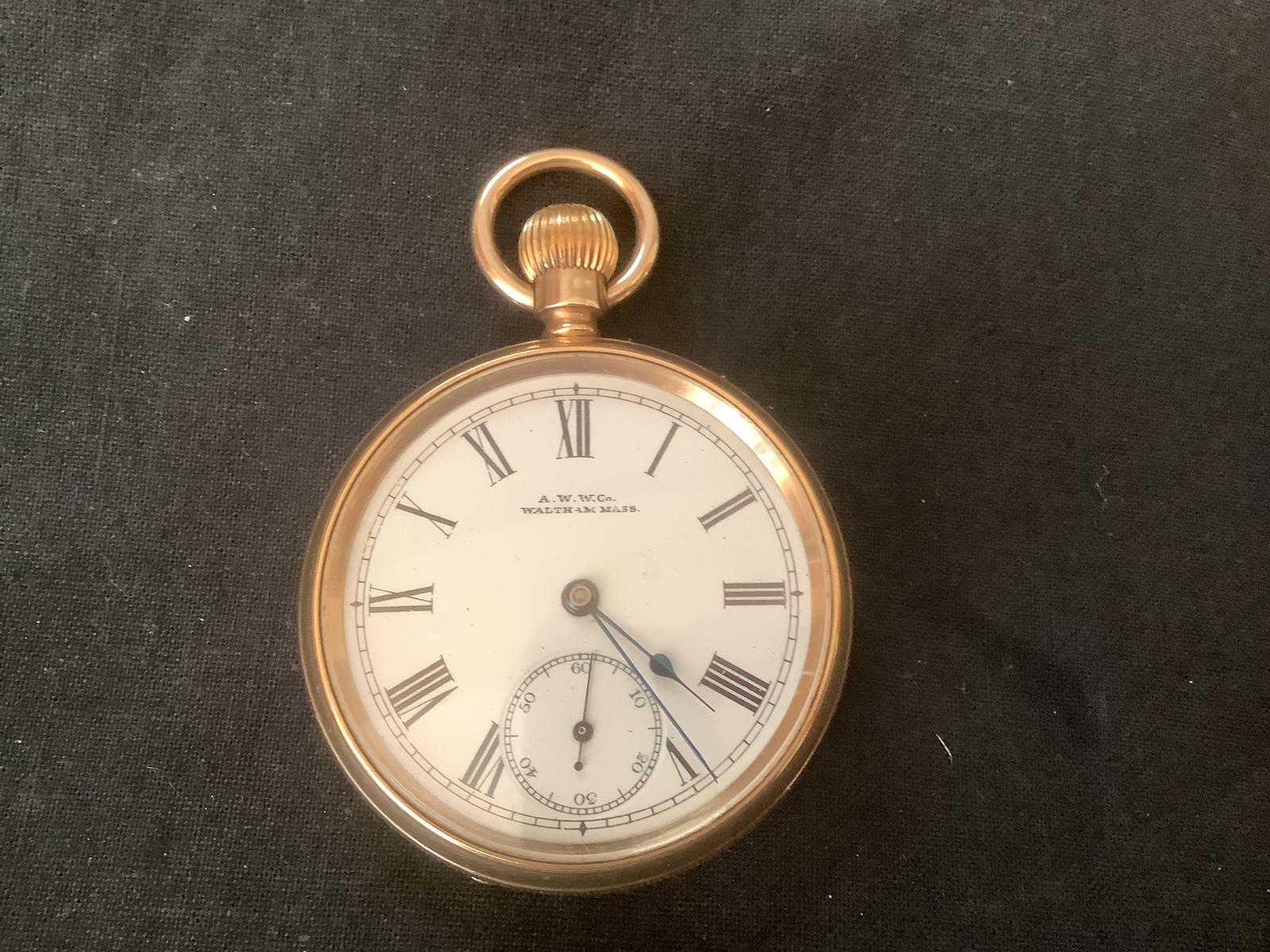 Gold Plated Pocket Watch (1 of 5)