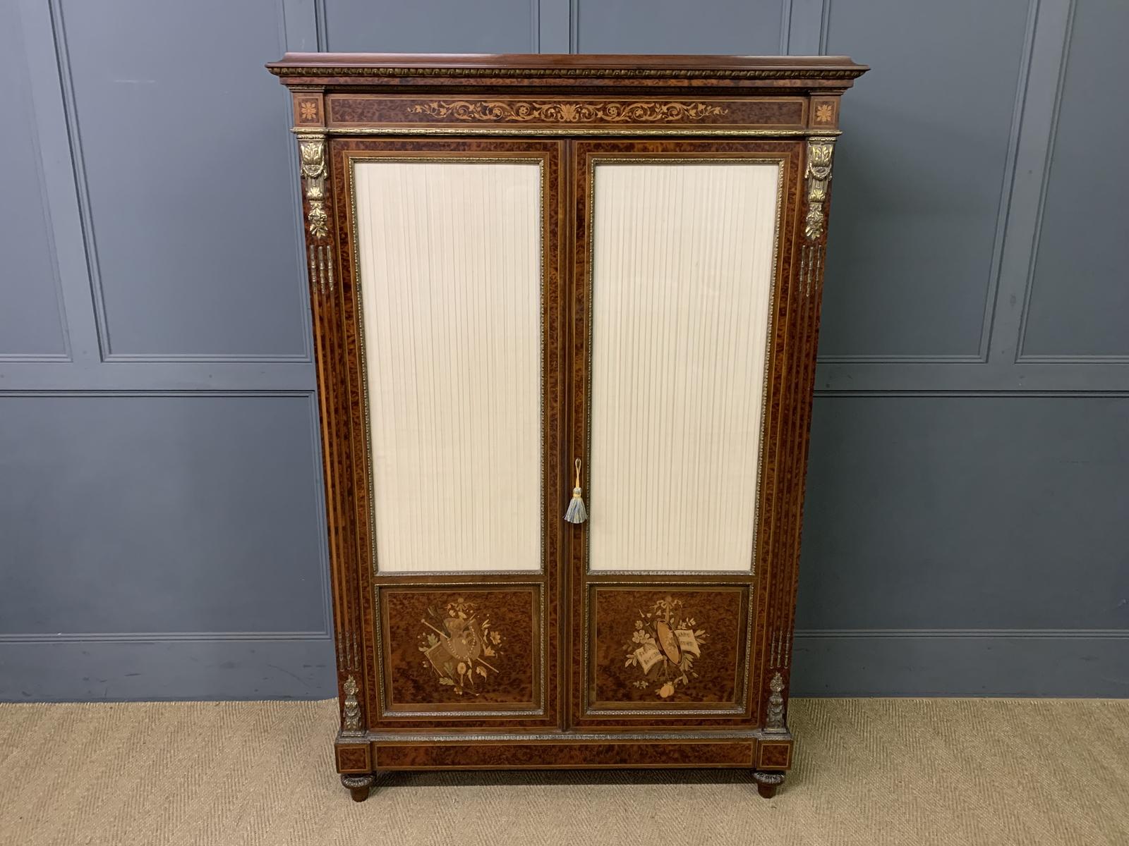Inlaid Mahogany & Amboyna 19th Century French Bookcase (1 of 21) Inlaid Mahogany & Amboyna 19th Century French Bookcase (1 of 21)