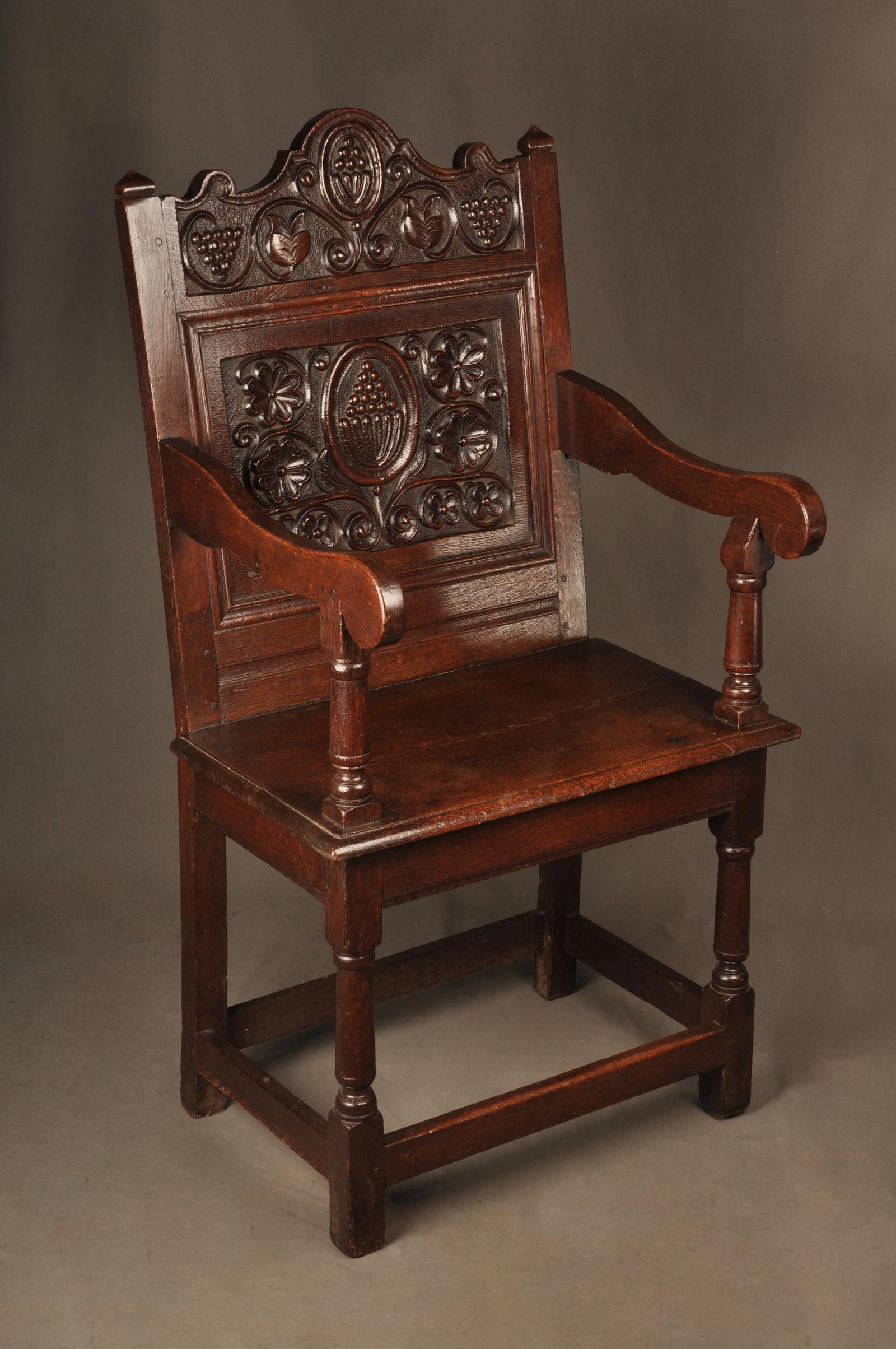Outstanding 17th Century Oak Lancashire Wainscot Chair (1 of 14) Outstanding 17th Century Oak Lancashire Wainscot Chair (1 of 14)