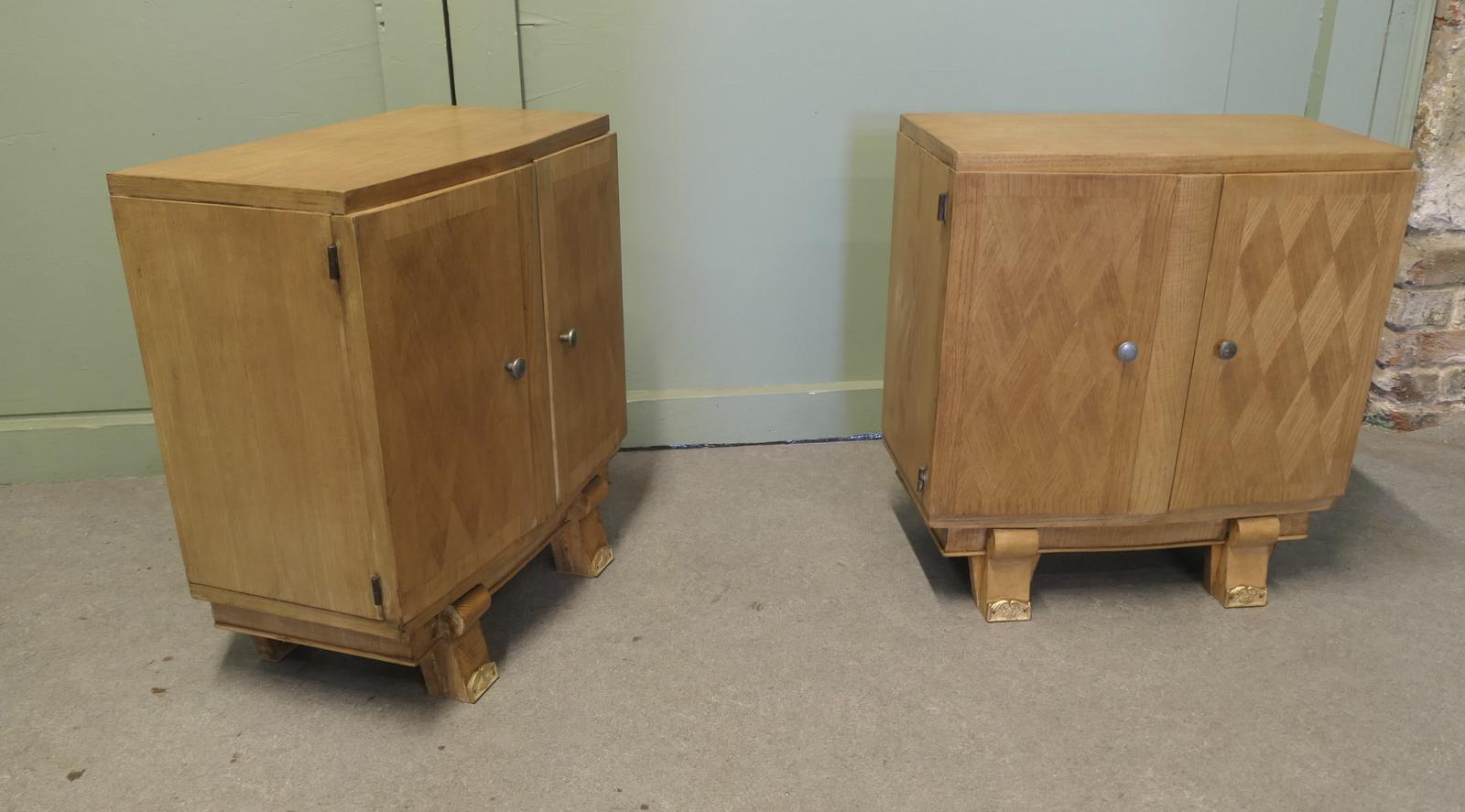 Pair of Stylish Art Deco Bedside Lockers (1 of 6) Pair of Stylish Art Deco Bedside Lockers (1 of 6)