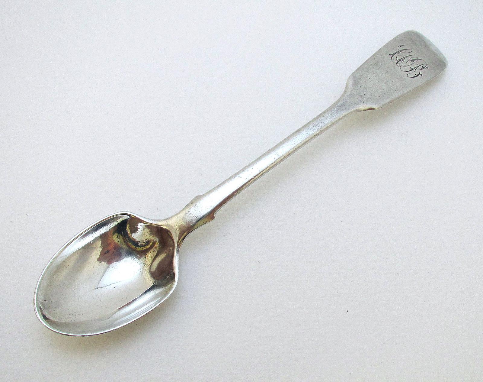 Antique Victorian Solid Sterling Silver Egg Spoon, Fiddle Pattern, Chawner & Co. English 19th Century 1874 (1 of 7) Antique Victorian Solid Sterling Silver Egg Spoon, Fiddle Pattern, Chawner & Co. English 19th Century 1874 (1 of 7)
