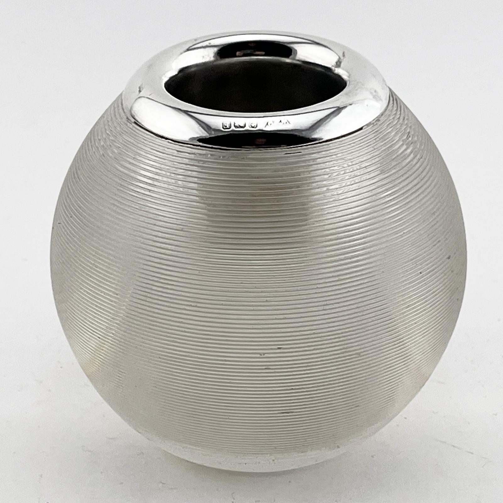 Large Silver Neck Match Striker with Glass Threaded Style Body (1 of 5)