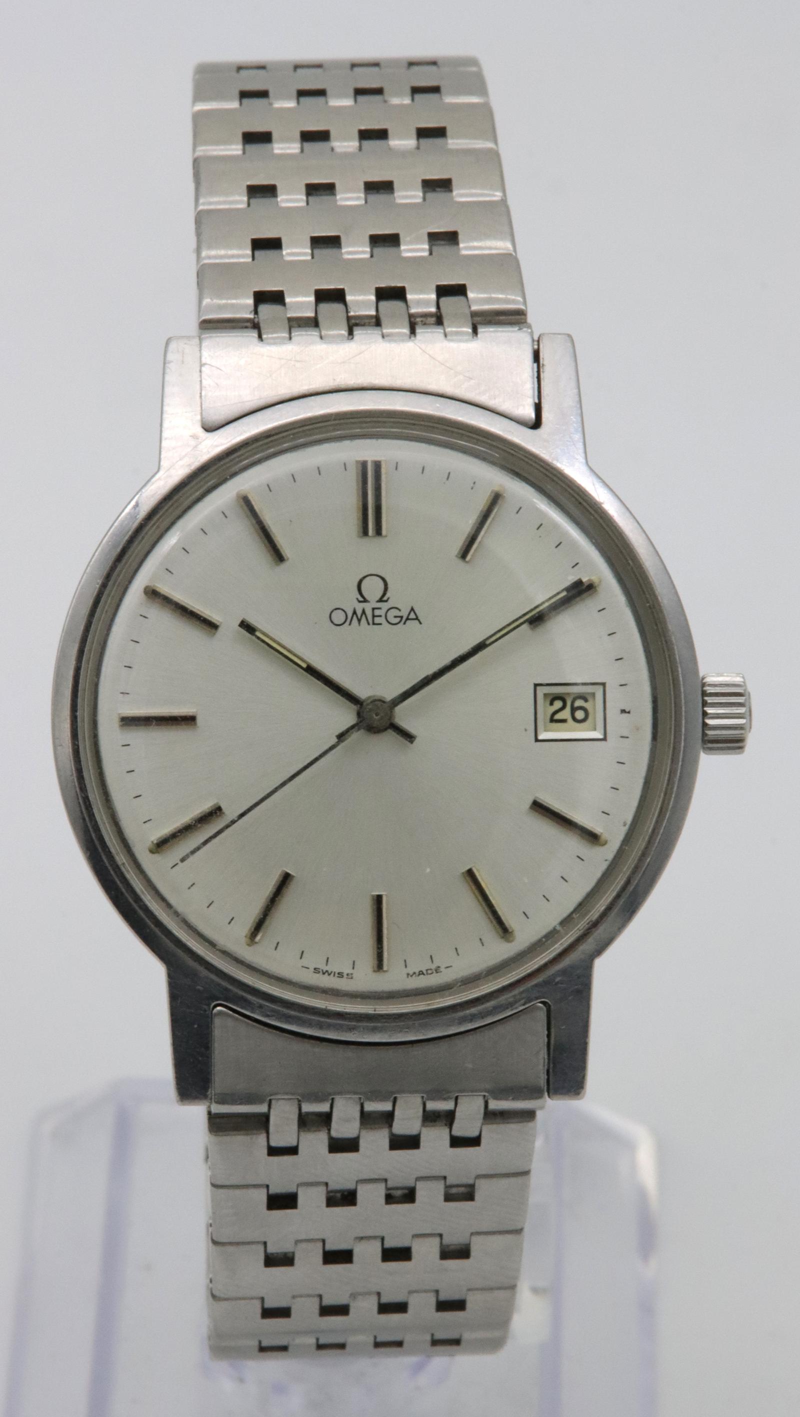 1980 Omega Stainless Steel Wristwatch (1 of 8) 1980 Omega Stainless Steel Wristwatch (1 of 8)