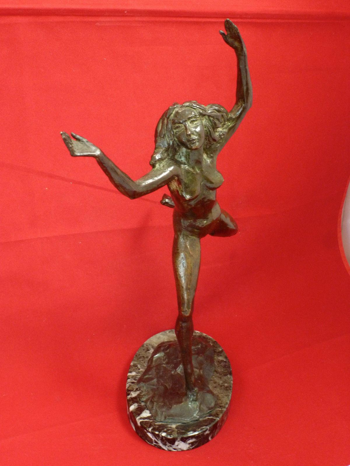 Femme Nue Dansant Bronze C1910-20 Francesco La Monaca 1882-1937 Attilio Valsuani (1 of 6)
