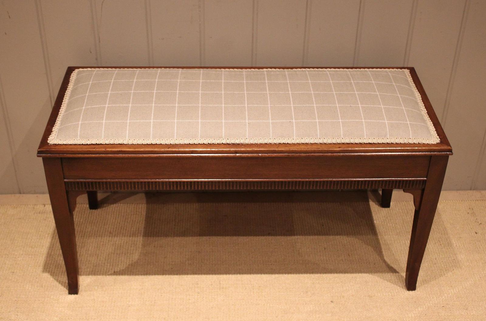 Edwardian Mahogany Duet Stool (1 of 13) Edwardian Mahogany Duet Stool (1 of 13)