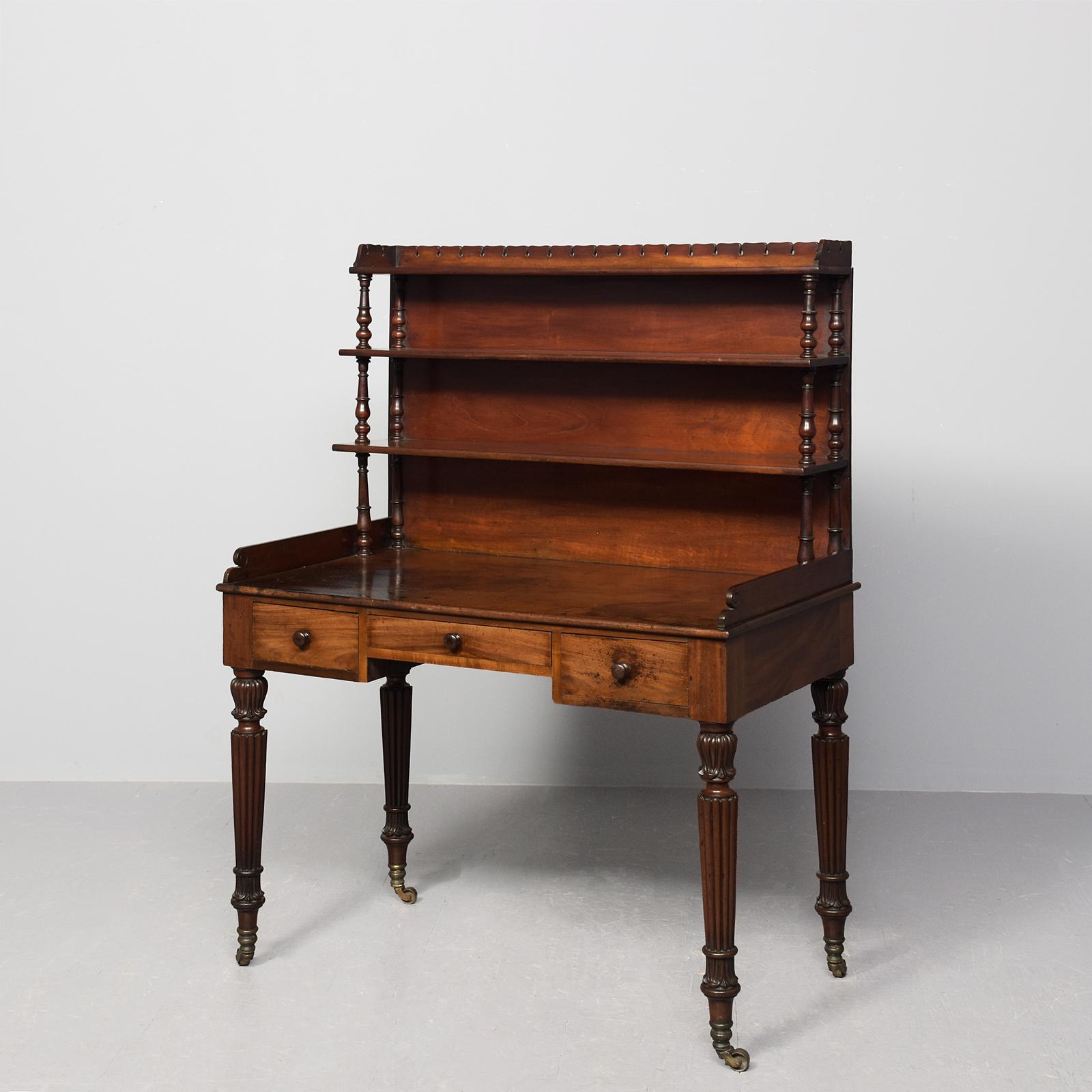 Very Rare Mahogany Desk by James Mein of Kelso (1 of 9) Very Rare Mahogany Desk by James Mein of Kelso (1 of 9)
