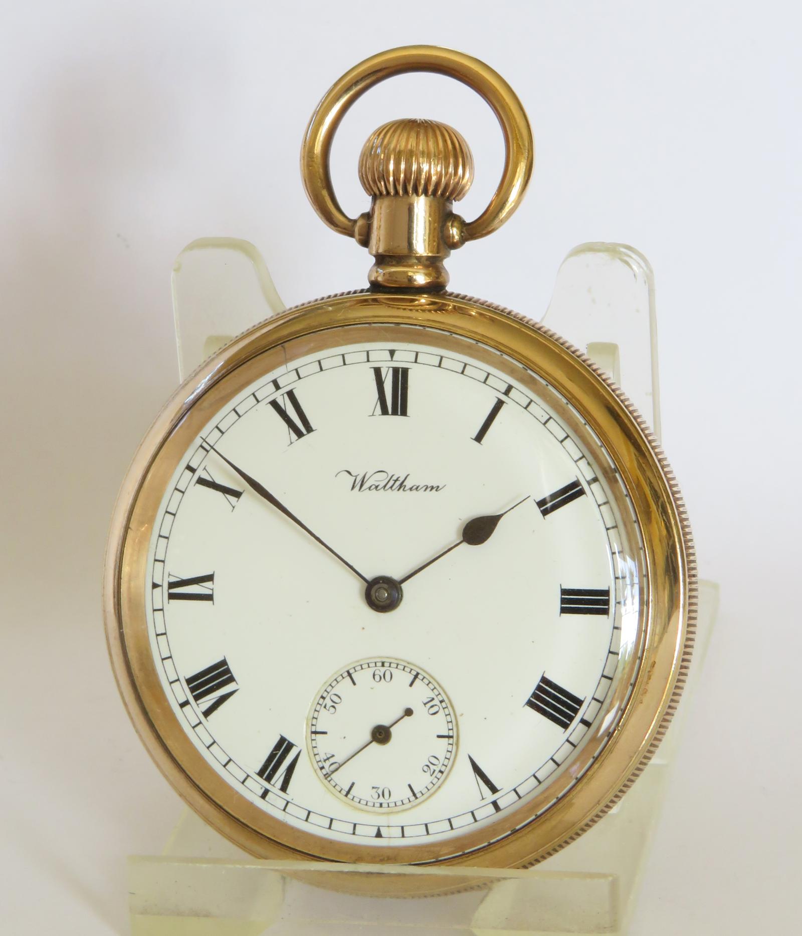 Pocket Watch: Antique Waltham Traveler Pocket Watch 1912 (1 of 5)