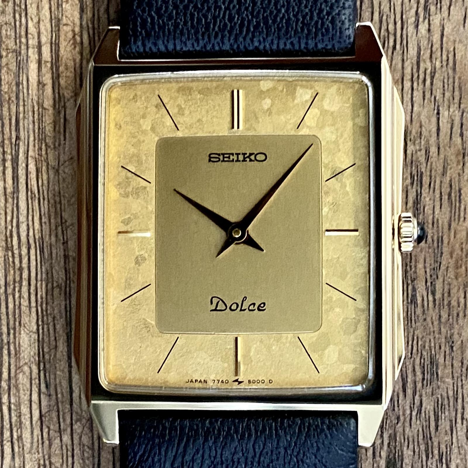 Rare Vintage April 1987 Seiko Quartz 7740-5000 Gold Flake (1 of 18)