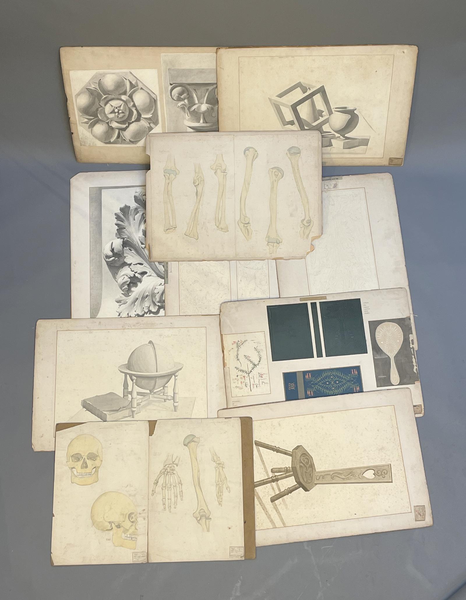 Collection of 10 Academic Sketch Studies (1 of 35)