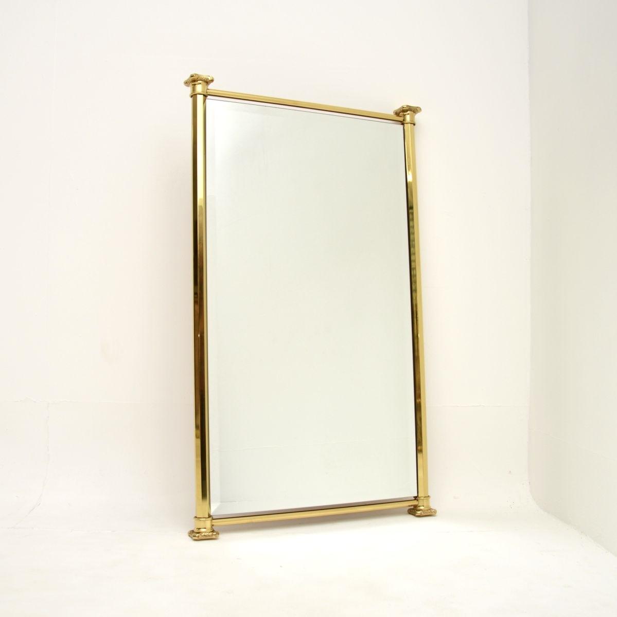 French Vintage Brass Mirror (1 of 7) French Vintage Brass Mirror (1 of 7)