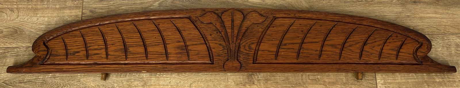Pediment Antique French Style Carved Oak Decorative Crest Panel (1 of 5) Pediment Antique French Style Carved Oak Decorative Crest Panel (1 of 5)