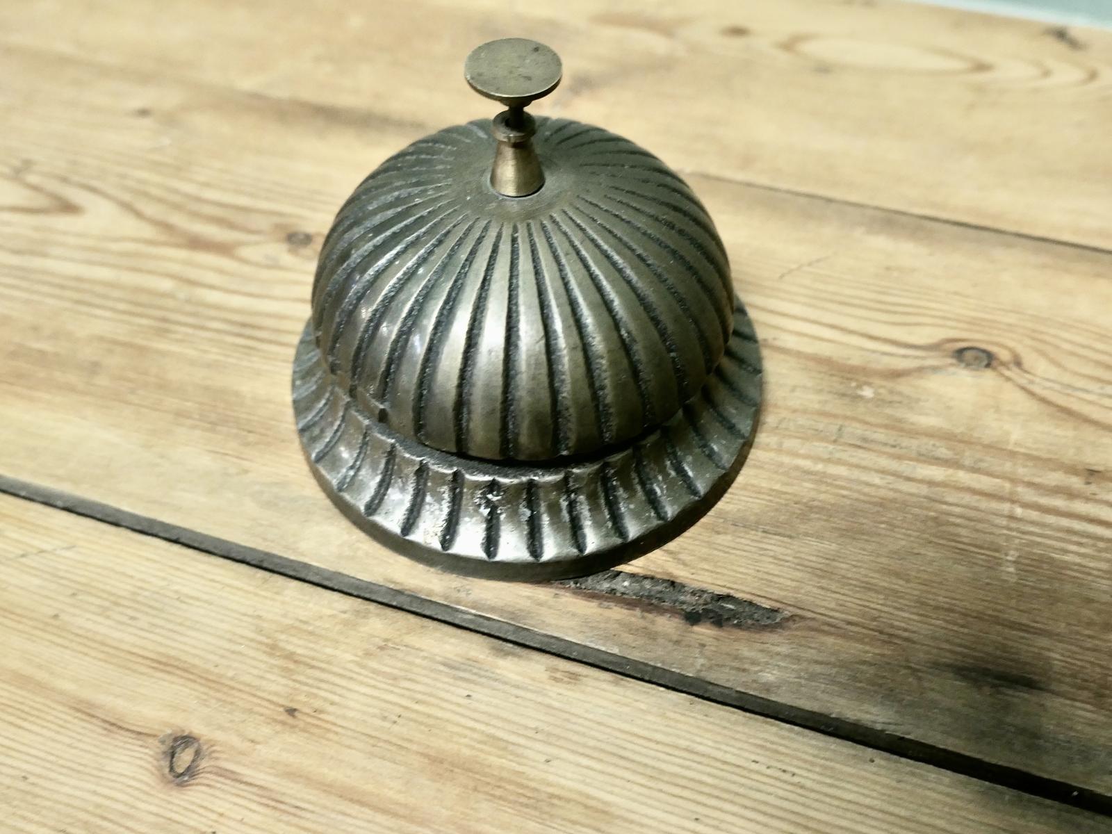 Brass Counter Top Courtesy Bell, Reception Desk Bell (1 of 5)