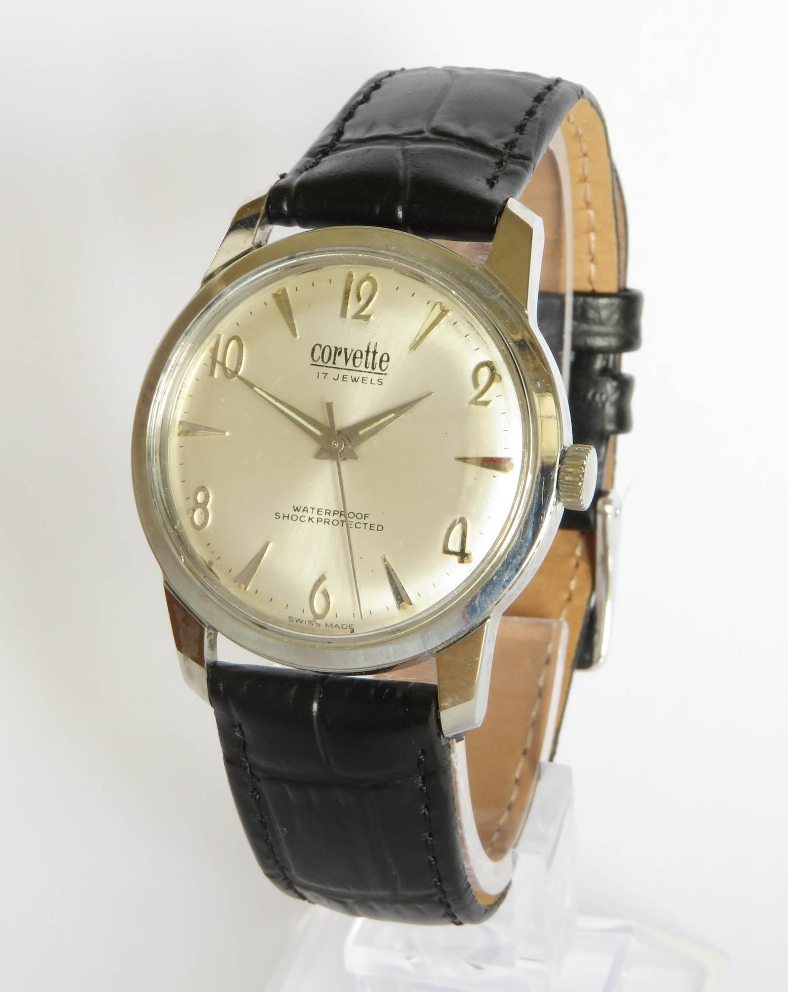 Watch : Gents 1960s Corvette Wrist Watch (1 of 5) Watch : Gents 1960s Corvette Wrist Watch (1 of 5)
