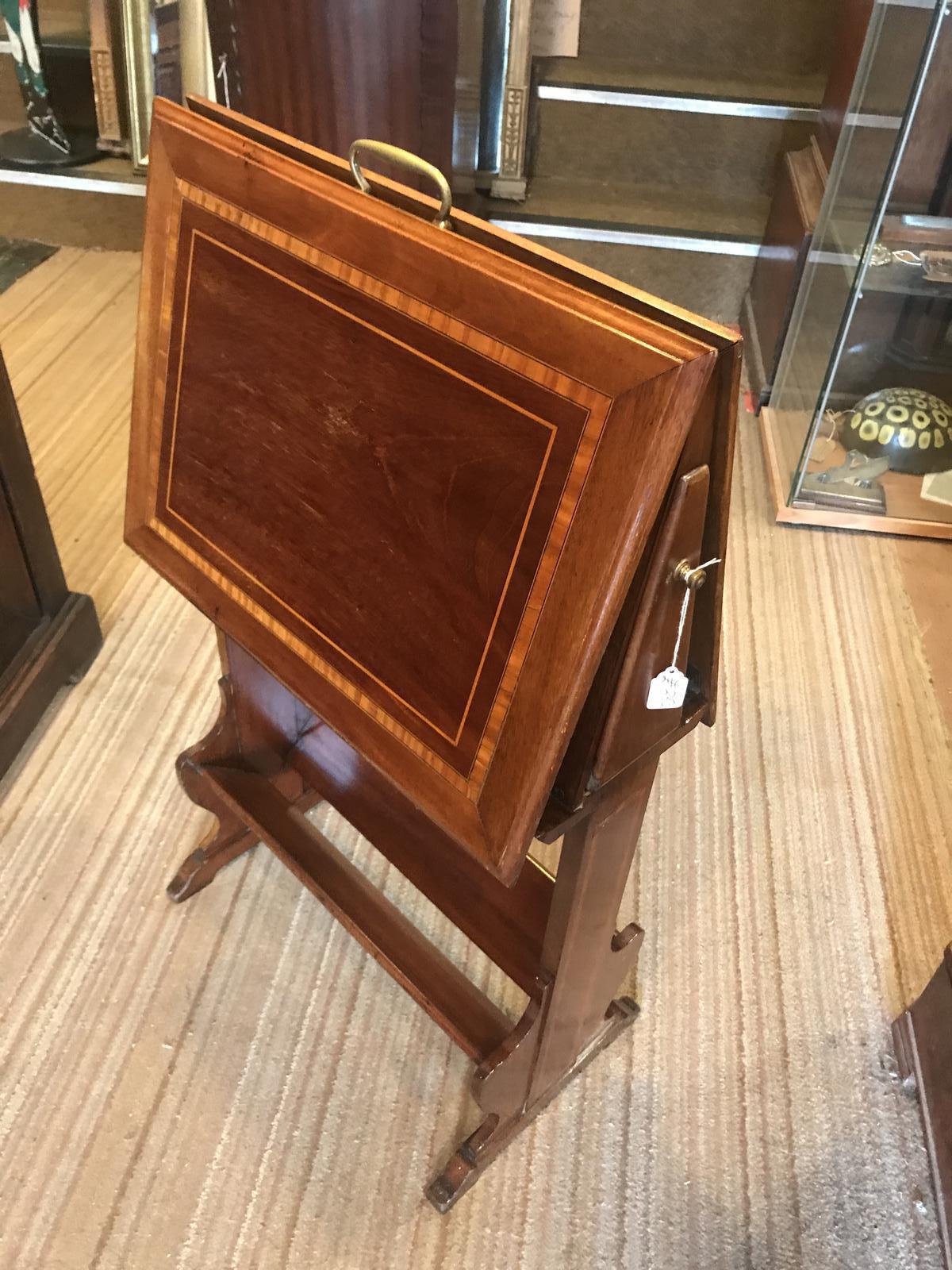 Unusual Inlaid Edwardian Portfolio Cabinet (1 of 1)