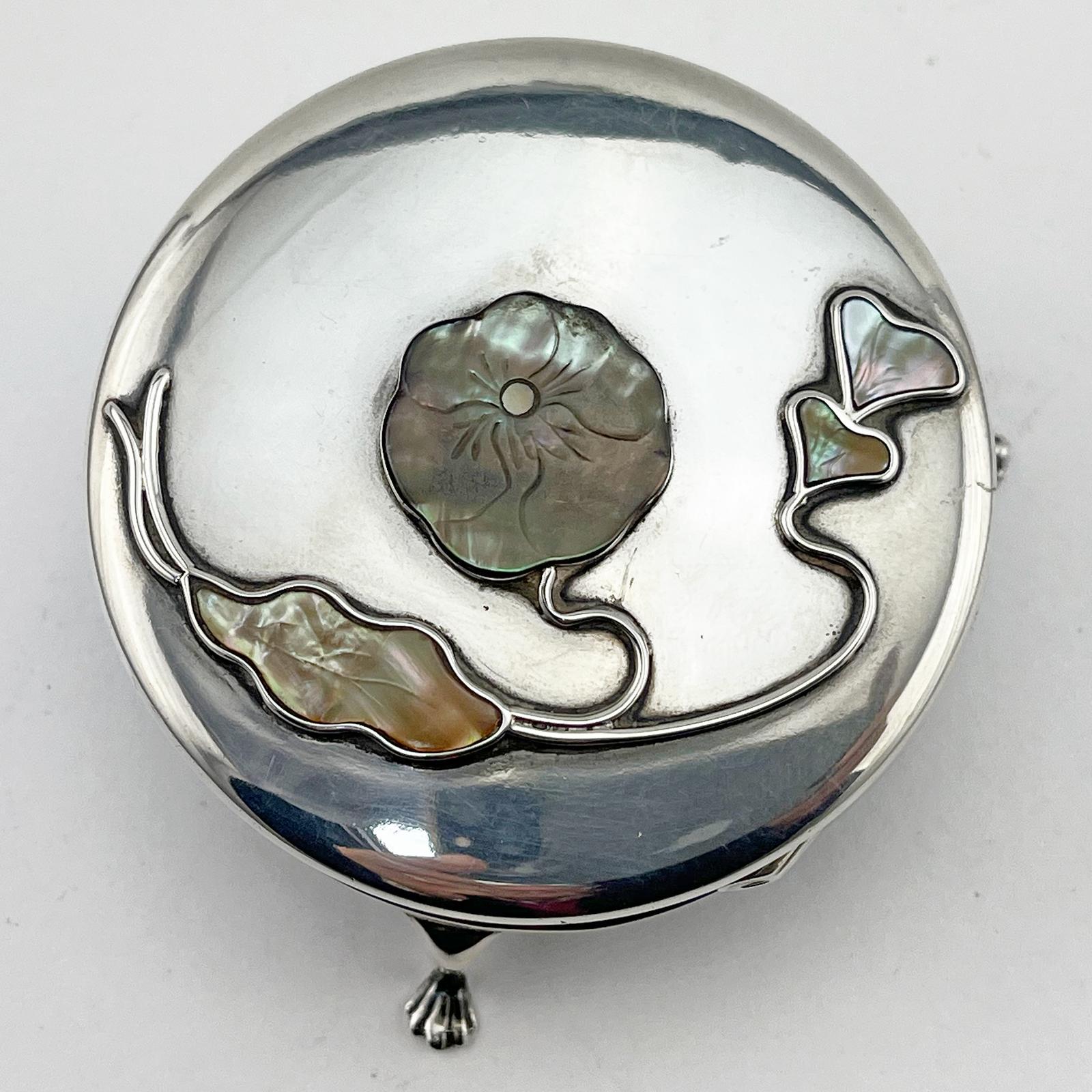 Unusual Edwardian Mother of Pearl & Silver Jewellery or Trinket Box (1 of 8) Unusual Edwardian Mother of Pearl & Silver Jewellery or Trinket Box (1 of 8)