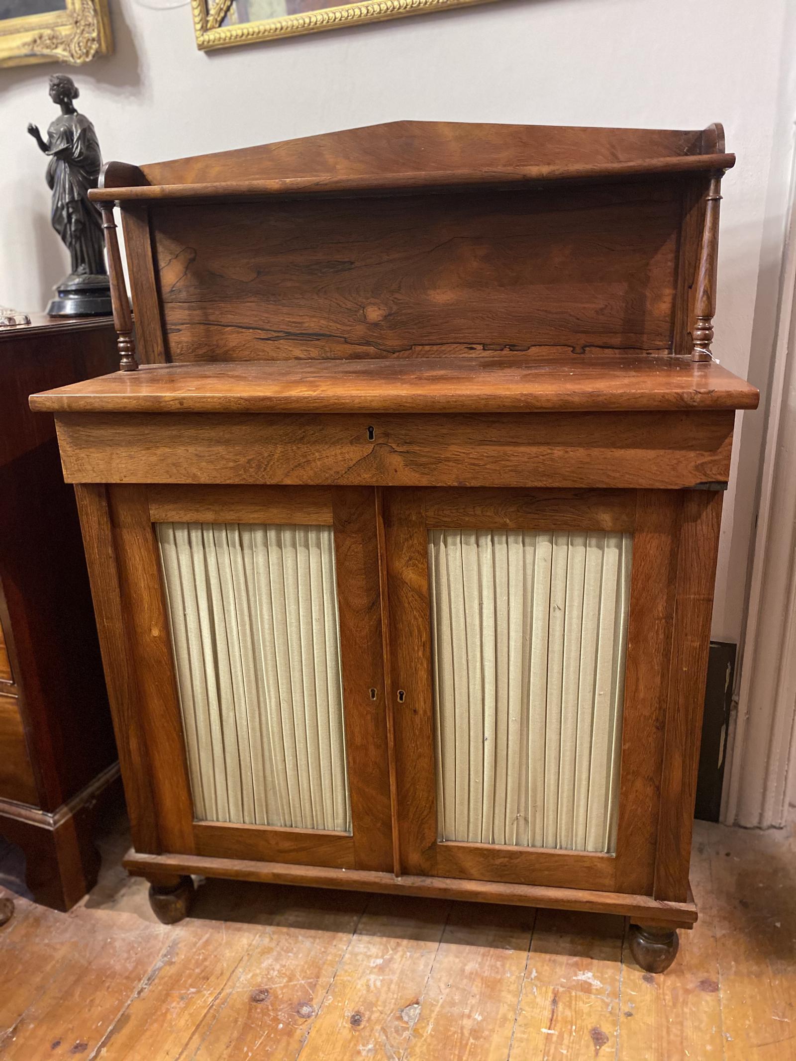 Regency Rosewood  Side Cabinet  of Small Proportions (1 of 9)