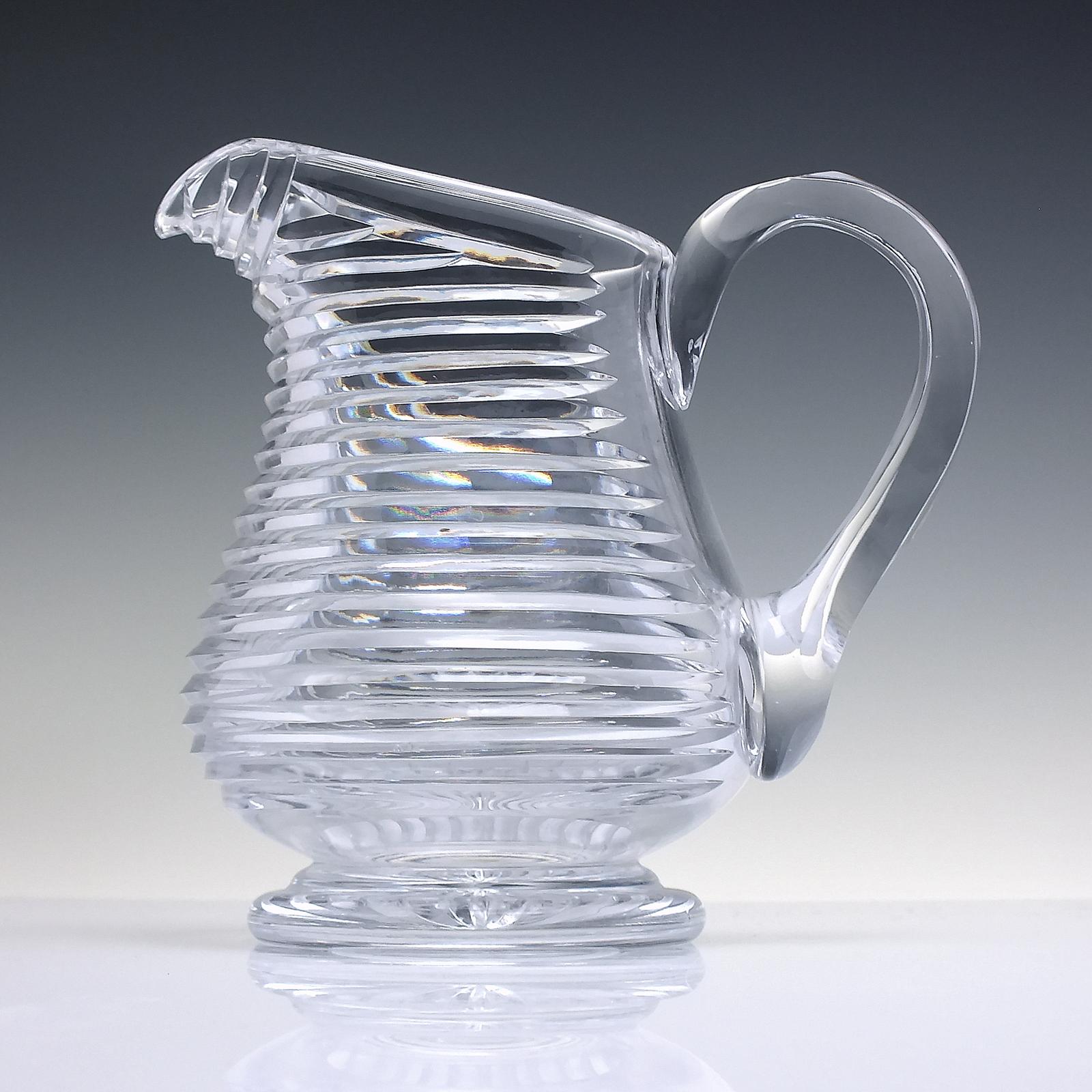 19th Century Prism Cut Glass Water Jug C1850 (1 of 4)