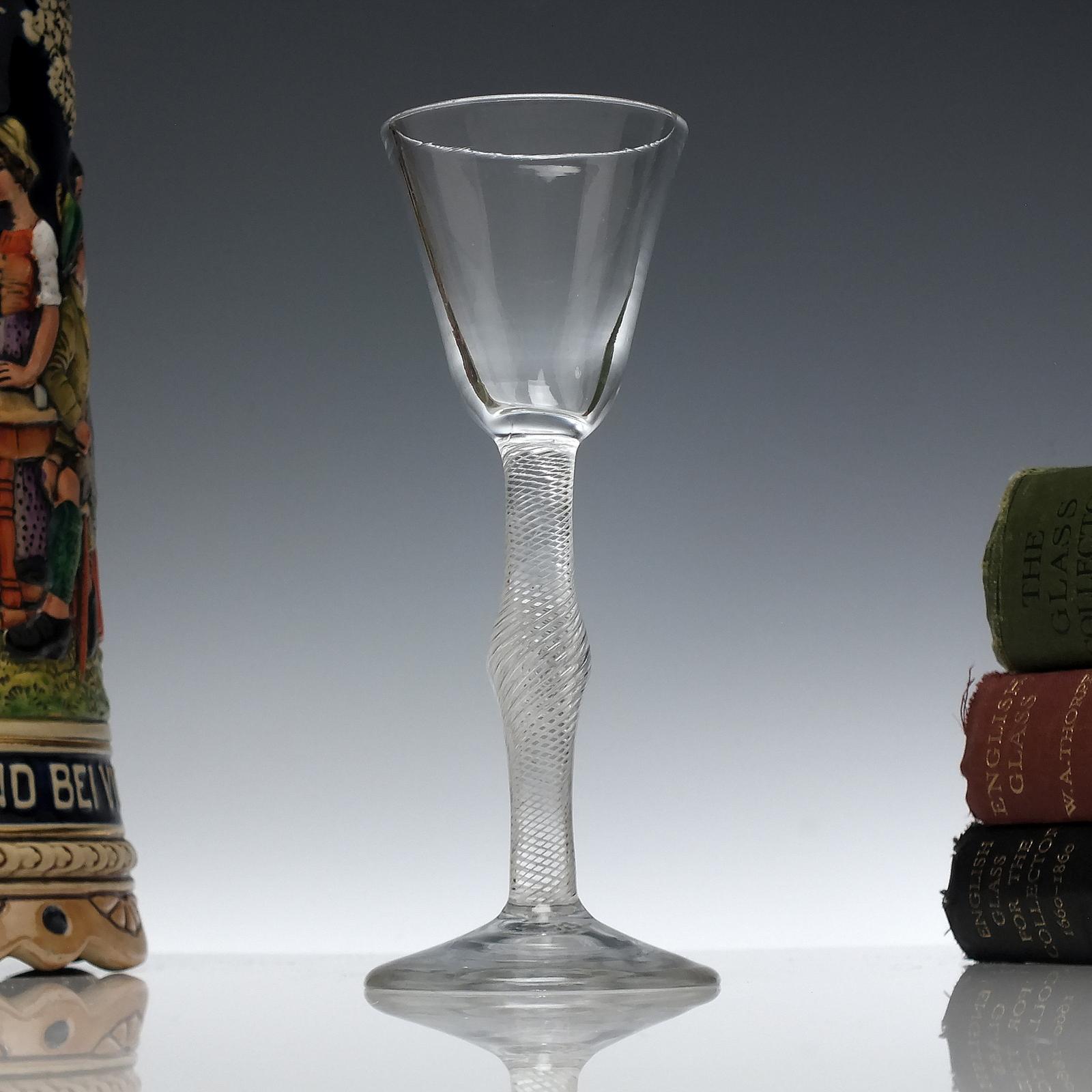18th Century Air Twist Wine Glass c.1750 (1 of 7)