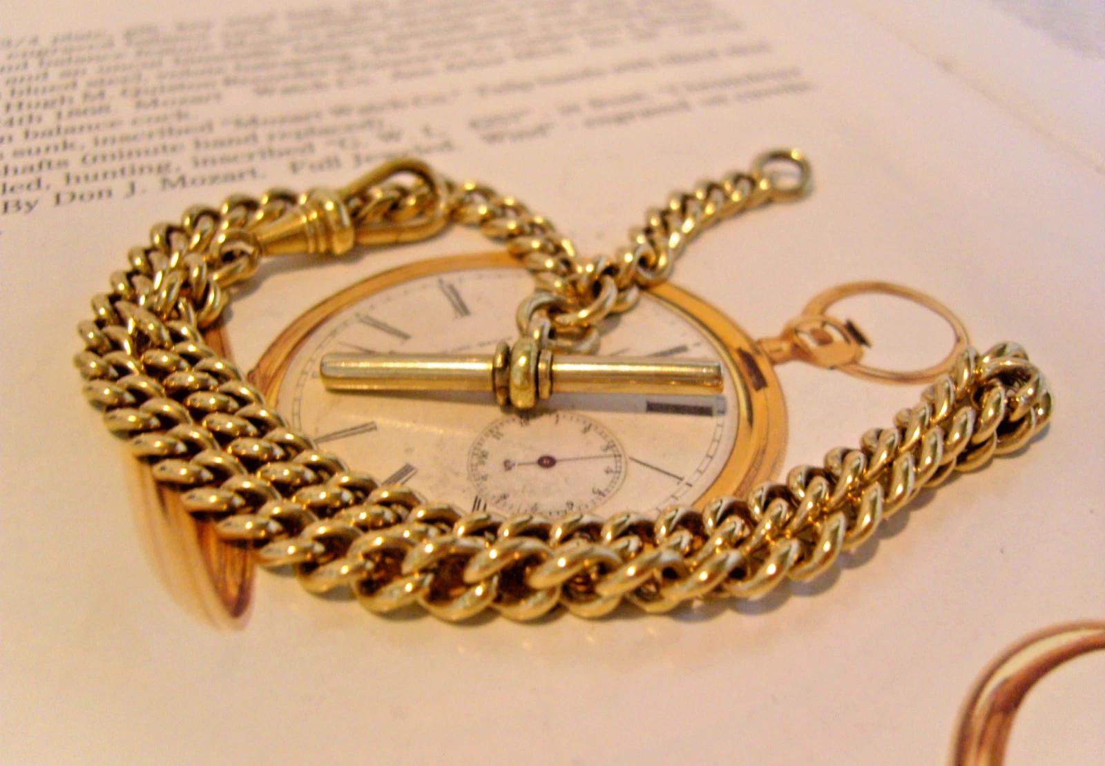 Pocket Watch Chain 'canadian Gold' 14ct Gold Filled Victorian Albert (1 of 10) Pocket Watch Chain 'canadian Gold' 14ct Gold Filled Victorian Albert (1 of 10)