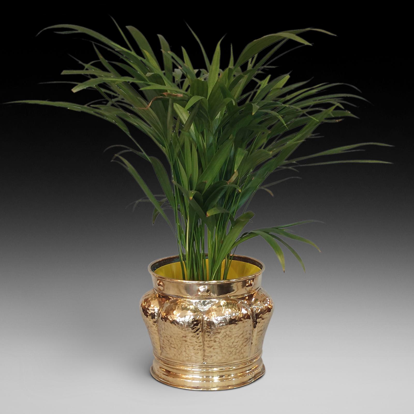 Arts & Crafts Beaten Brass Planter c.1900 (1 of 7)