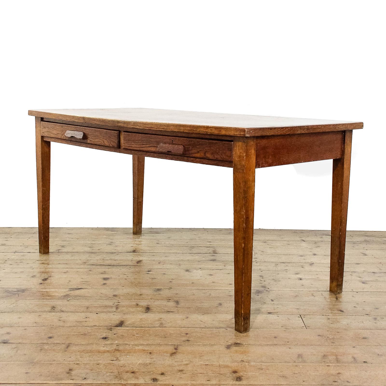 Antique 20th Century Antique Oak Desk (1 of 9) Antique 20th Century Antique Oak Desk (1 of 9)