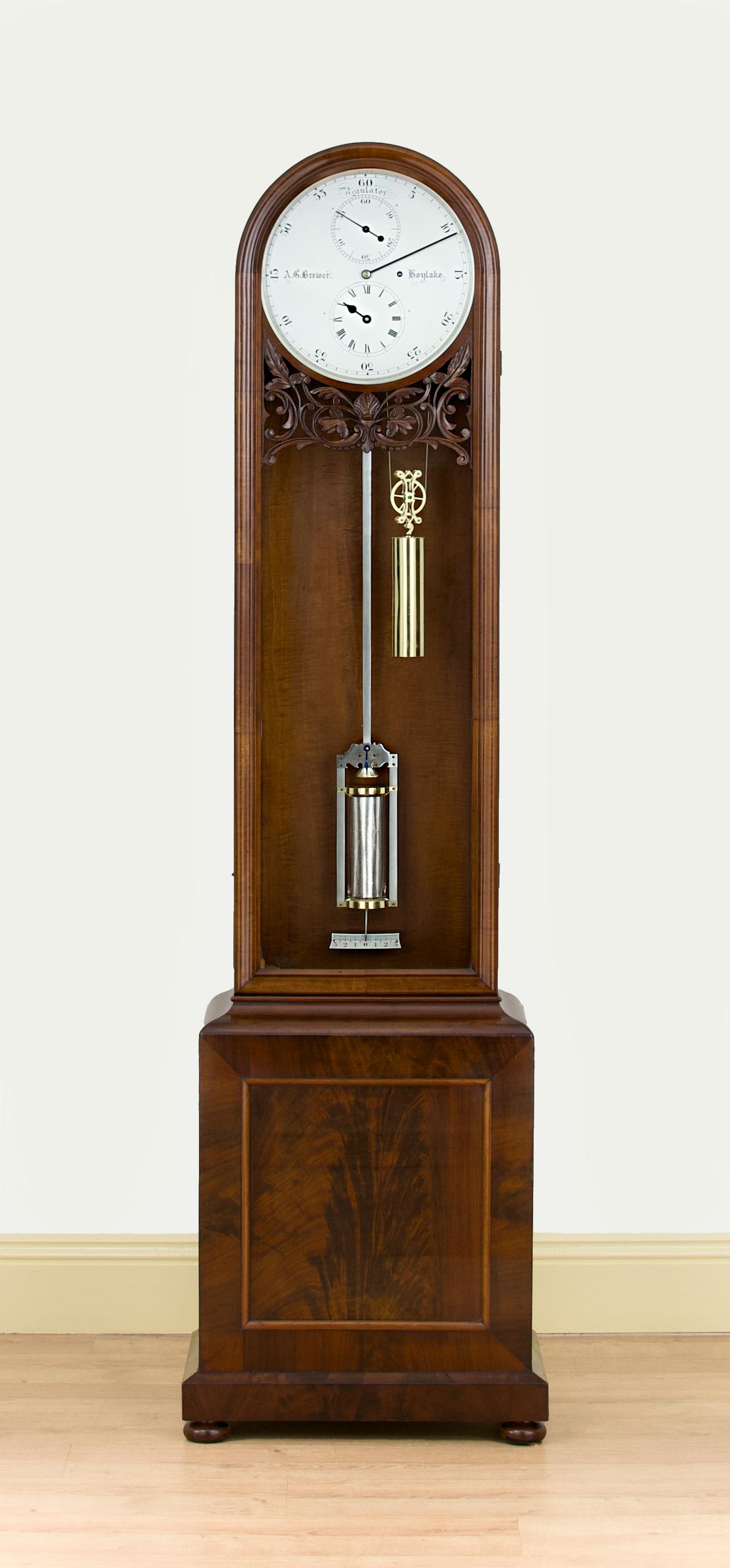 Victorian English Regulator Longcase Clock (1 of 19)