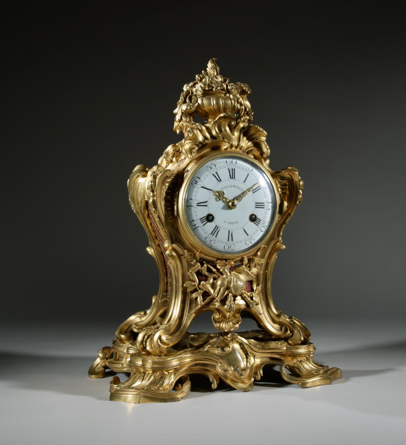 Very Elegant & Important French Louis Quinze Pendule c.1750 (1 of 7)