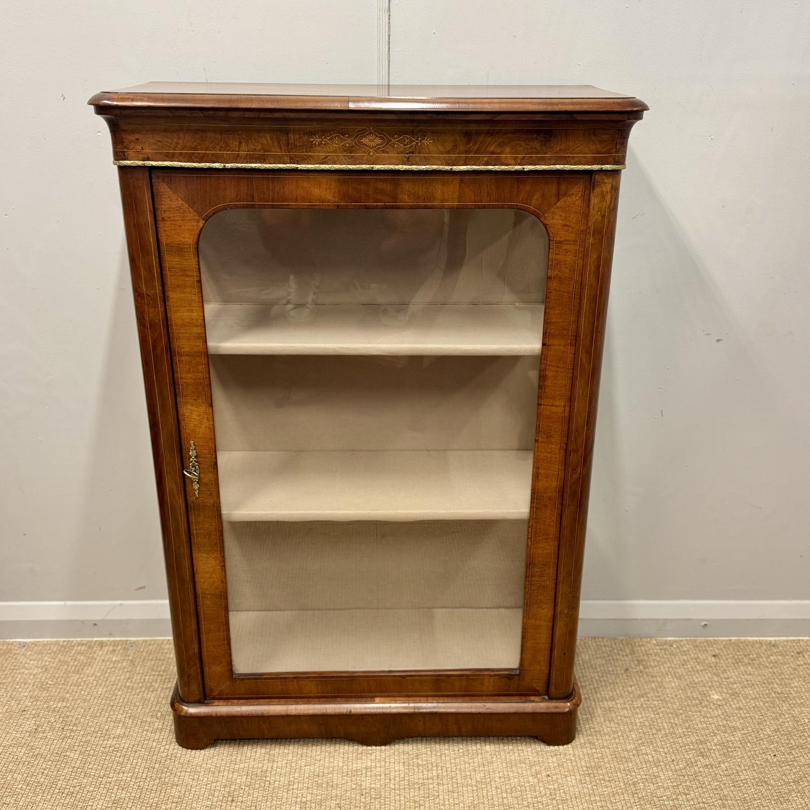Walnut & Marquetry Pier Cabinet (1 of 7) Walnut & Marquetry Pier Cabinet (1 of 7)