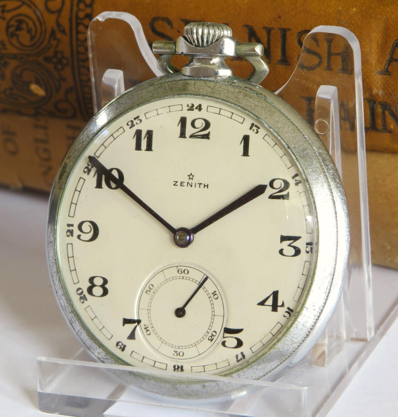 Pocket Watch: 1930s Zenith Pocket Watch (1 of 4) Pocket Watch: 1930s Zenith Pocket Watch (1 of 4)
