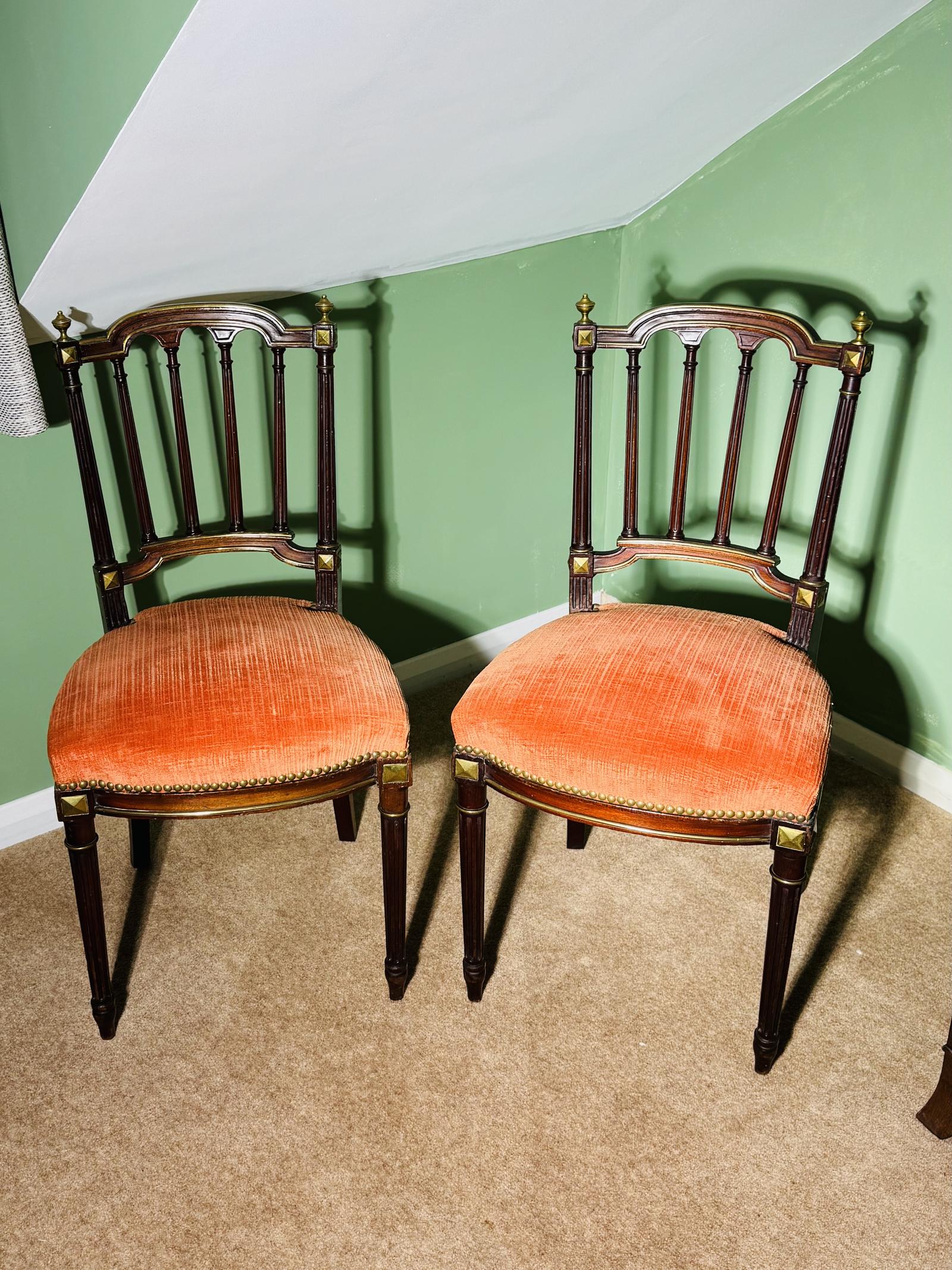 Pair of 19th Century Louis XVI Chairs (1 of 5) Pair of 19th Century Louis XVI Chairs (1 of 5)