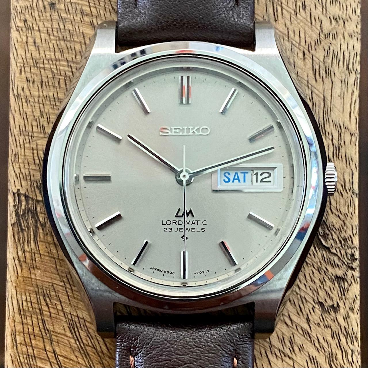 Serviced Vintage August 1970 Seiko Lord Matic 5606-7070 Auto (1 of 18)