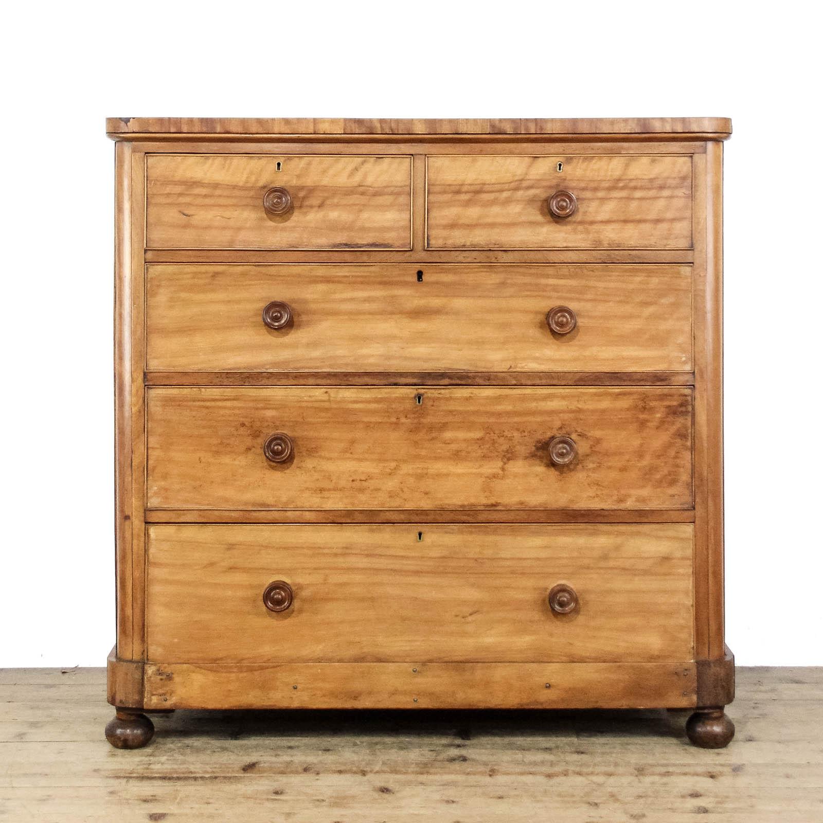 Antique Victorian Mahogany Chest of Drawers (1 of 10)